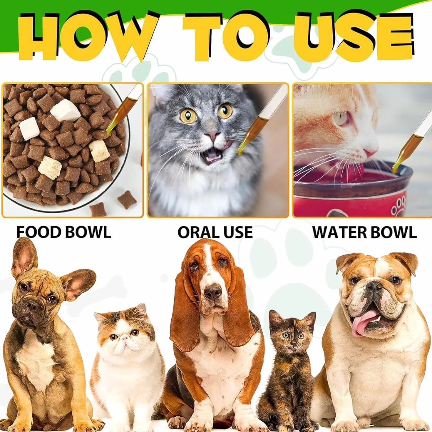 Antibiotiques pour Chats, Probiotiques Chien Chat 60ML, Constipation Soulagement