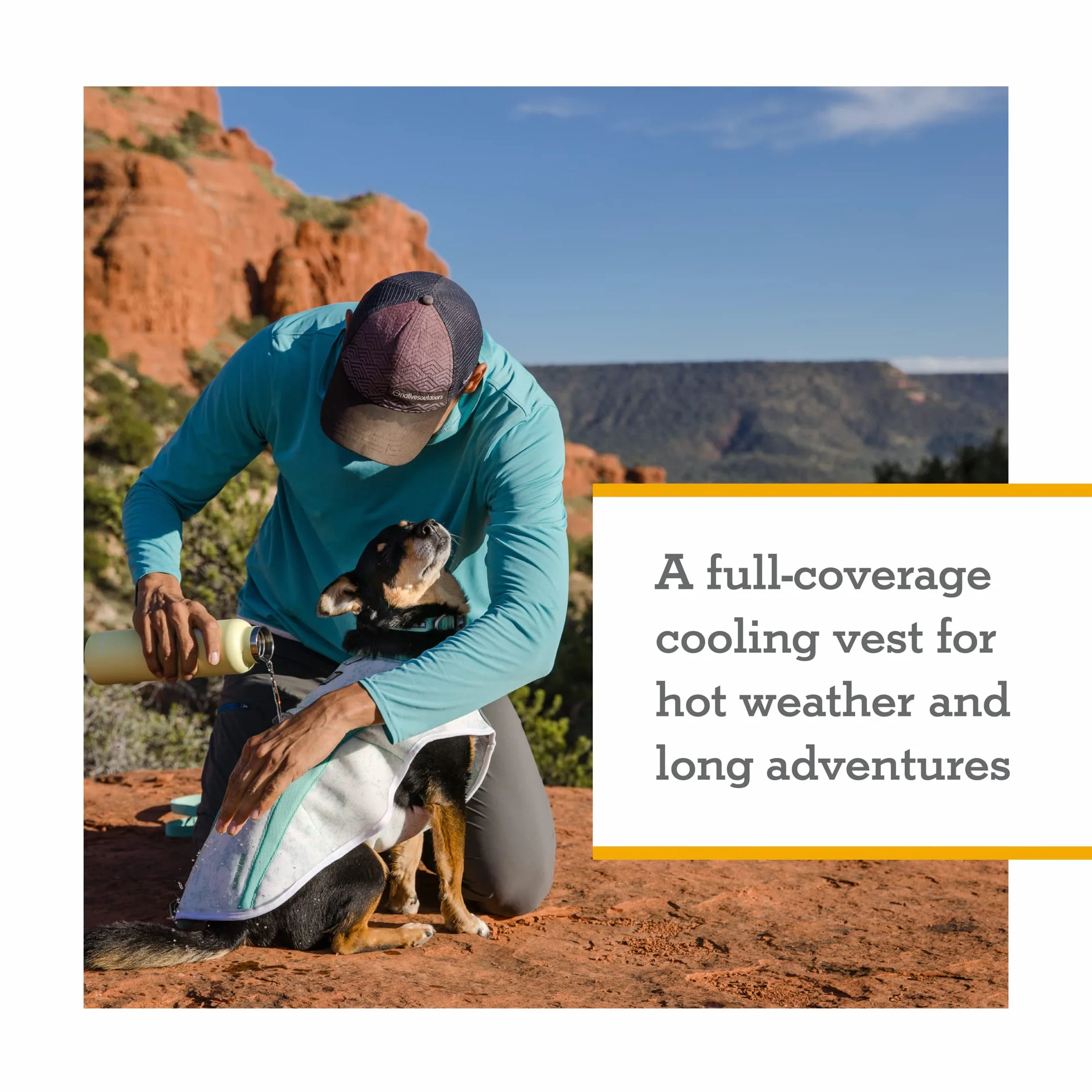 RUFFWEAR Swamp Cooler Vest Chien Temps Chaud SPF 50 Couverture Refroidissement Harnais Heliotrope Purple Medium 69-81 cm