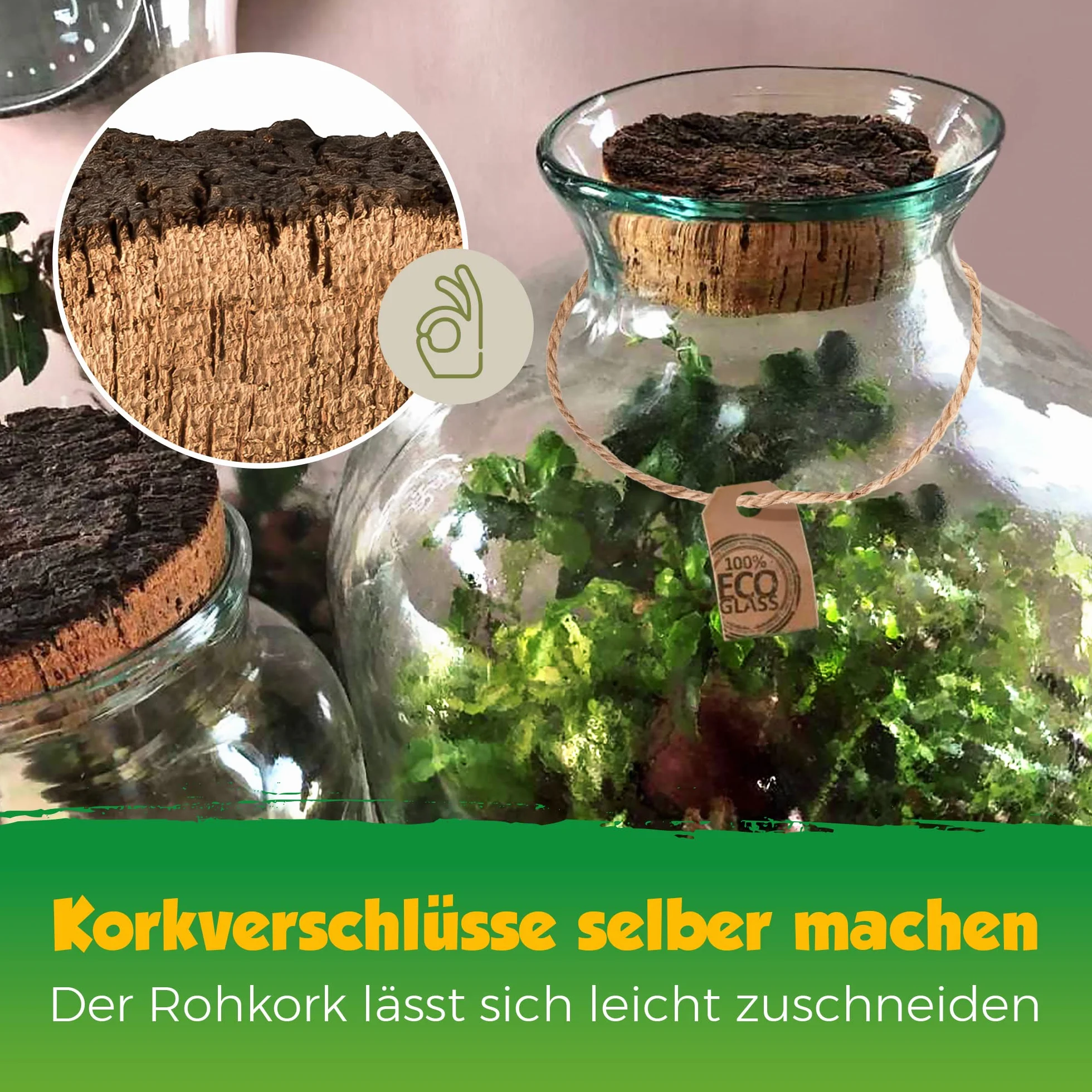 Plaque en liège naturel de chêne 30x40x3 cm non traité pour terrarium rongeurs oiseaux