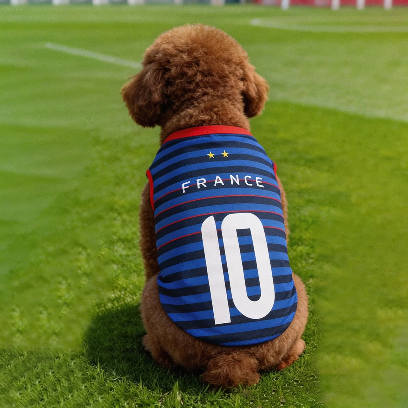 Maillot de Foot sans Manches pour Chien T-Shirt Animal de Compagnie Tailles S à 5XL