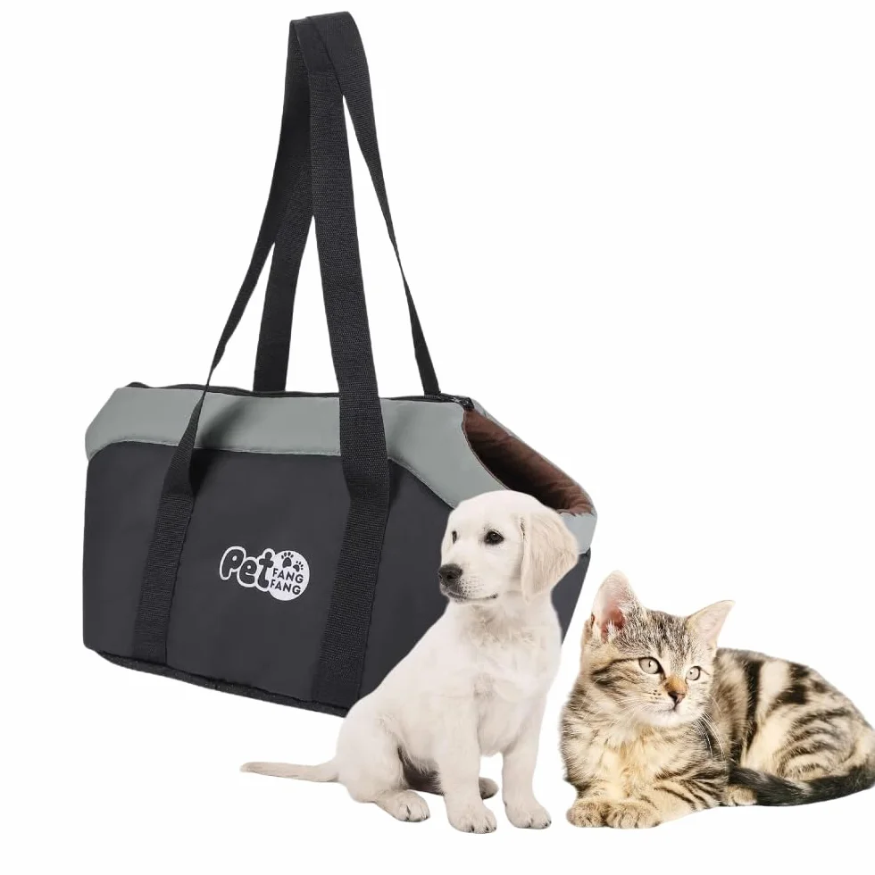 Sac Transport Chien Chat Grande Capacité Voyage Hiver Chaud Sacoche Bandoulière Portable