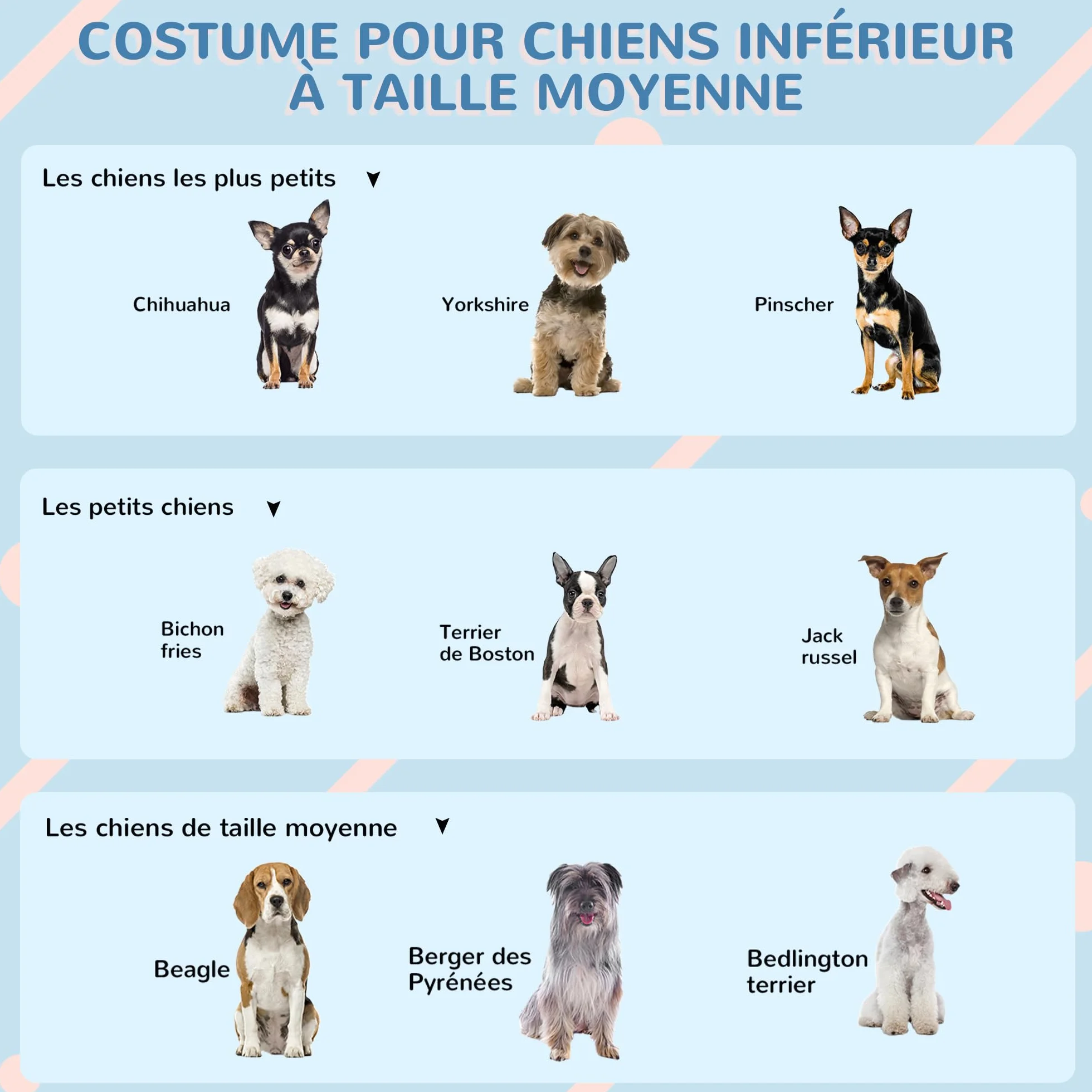 PawHut Niche d'extérieur en PP Blanc pour Chiens Petite et Moyenne Taille 65 x 75.7 x 63 cm