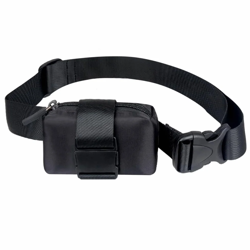 Pochette de Traqueur de Traction pour Chien,Sac de Transport pour Localisateur Animaux de Compagnie avec Sangle Réglable de 50 a 80cm pour Appareils de Localisation de Bétail(Localisateur Non Inclus)