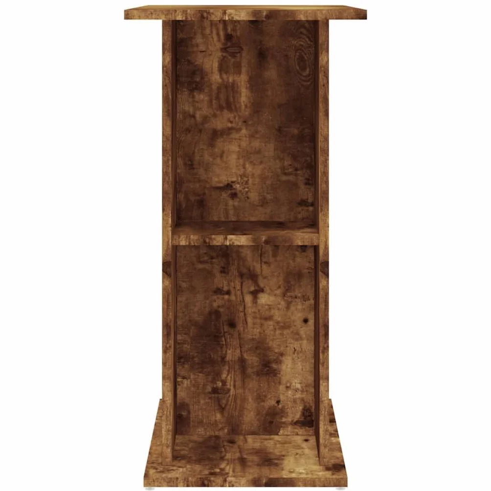 Support d'aquarium chêne fumé 75x36x72,5 cm bois d'ingénierie 17.92KG