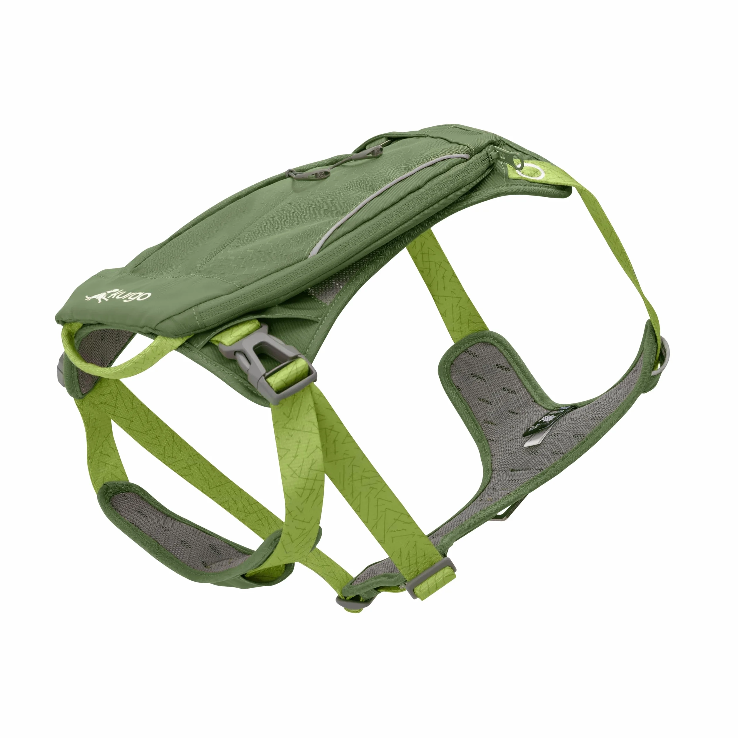 Kurgo Cascade Harnais pour Chien Sac à Dos Randonnée Taille M Vert