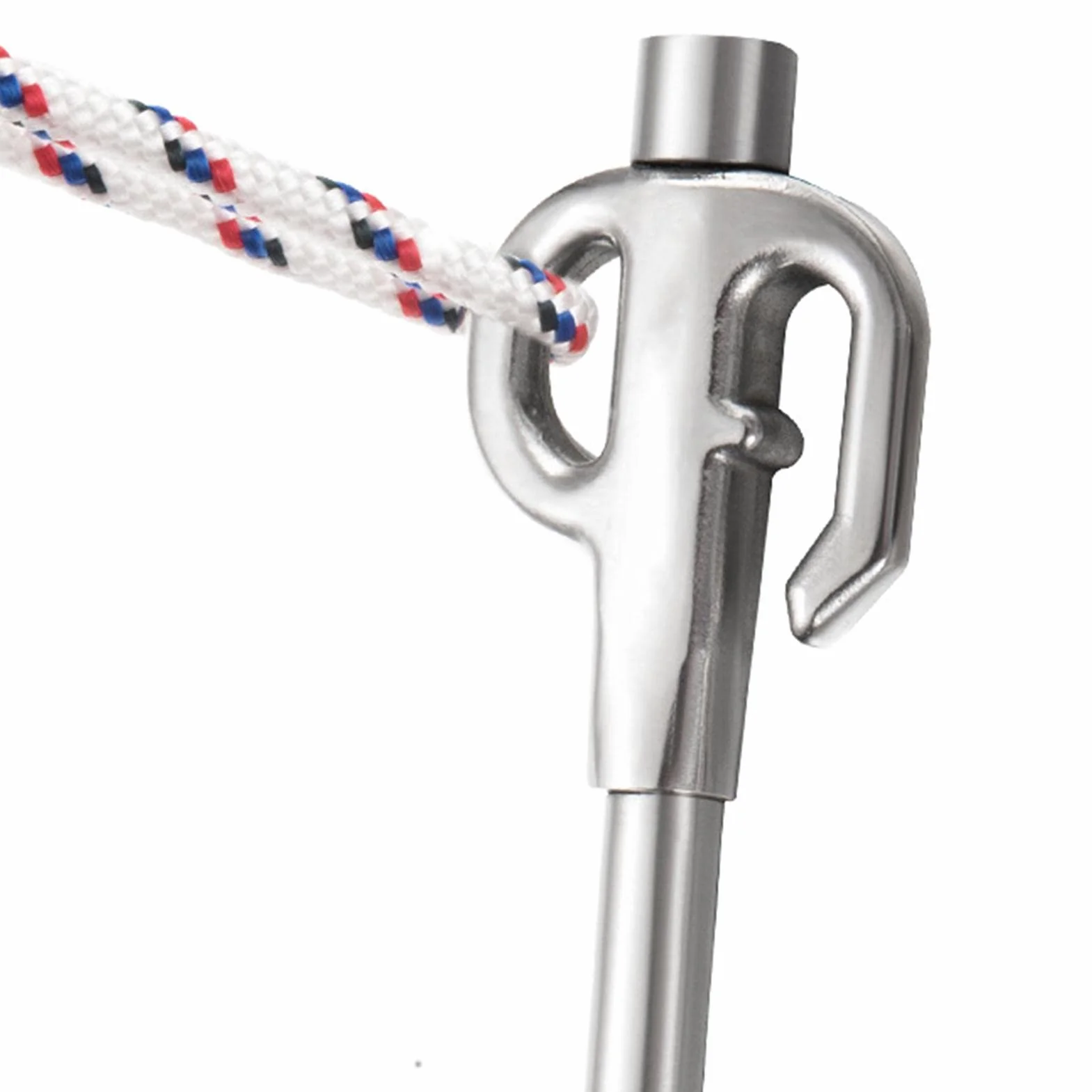 M/N /N Ancre pour Chien | Piquet pour Chien pour Cour | Poids Maximum 66 LB, ancrage au Sol en Acier Inoxydable résistant à la Rouille pour Cour, Camping, Plage, extérieur
