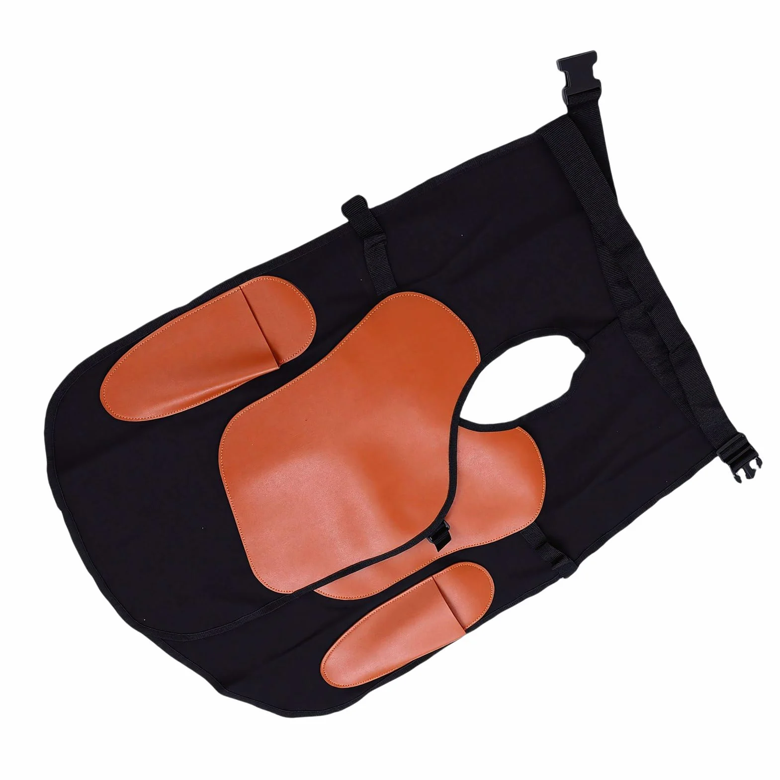 Naroote Tablier de Maréchal-ferrant Réglable avec Aimant Puissant, Rangement D'outils pour Ferrer Les Chevaux, Tablier de Maréchal-ferrant en Toile Noire pour Maréchaux-ferrants, 55,0 X 26,0 Pouces