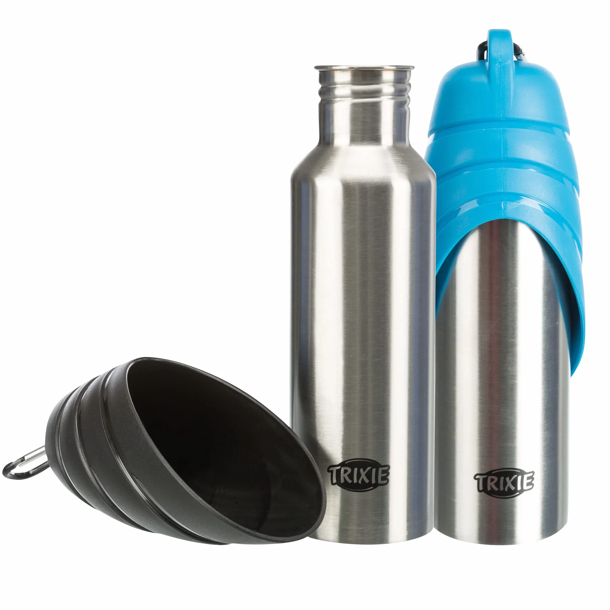 Trixie Gourde avec Écuelle Acier Inoxydable/Plastique 750 ml
