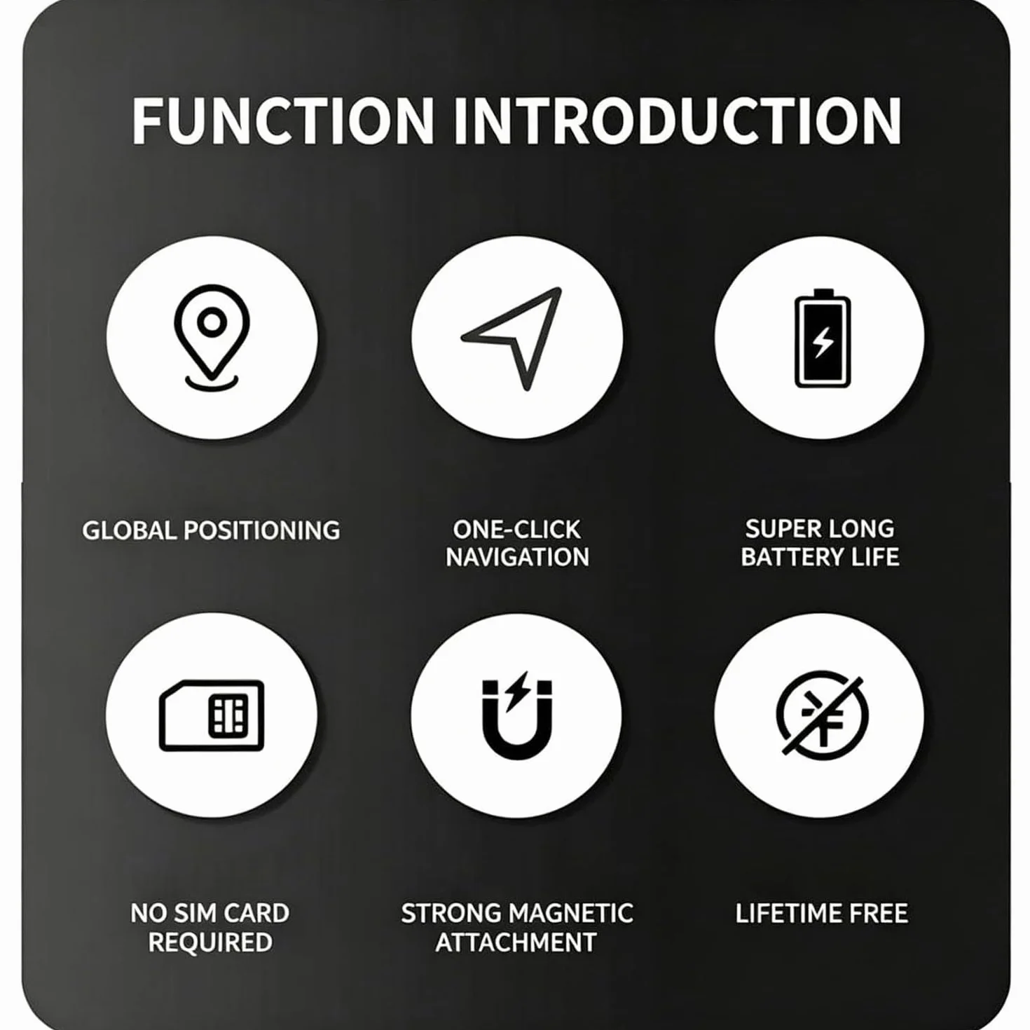 Traceo Traceur GPS Intelligent avec étui de Protection Magnétique, Suivi Portable étanche Léger pour Objets Animaux