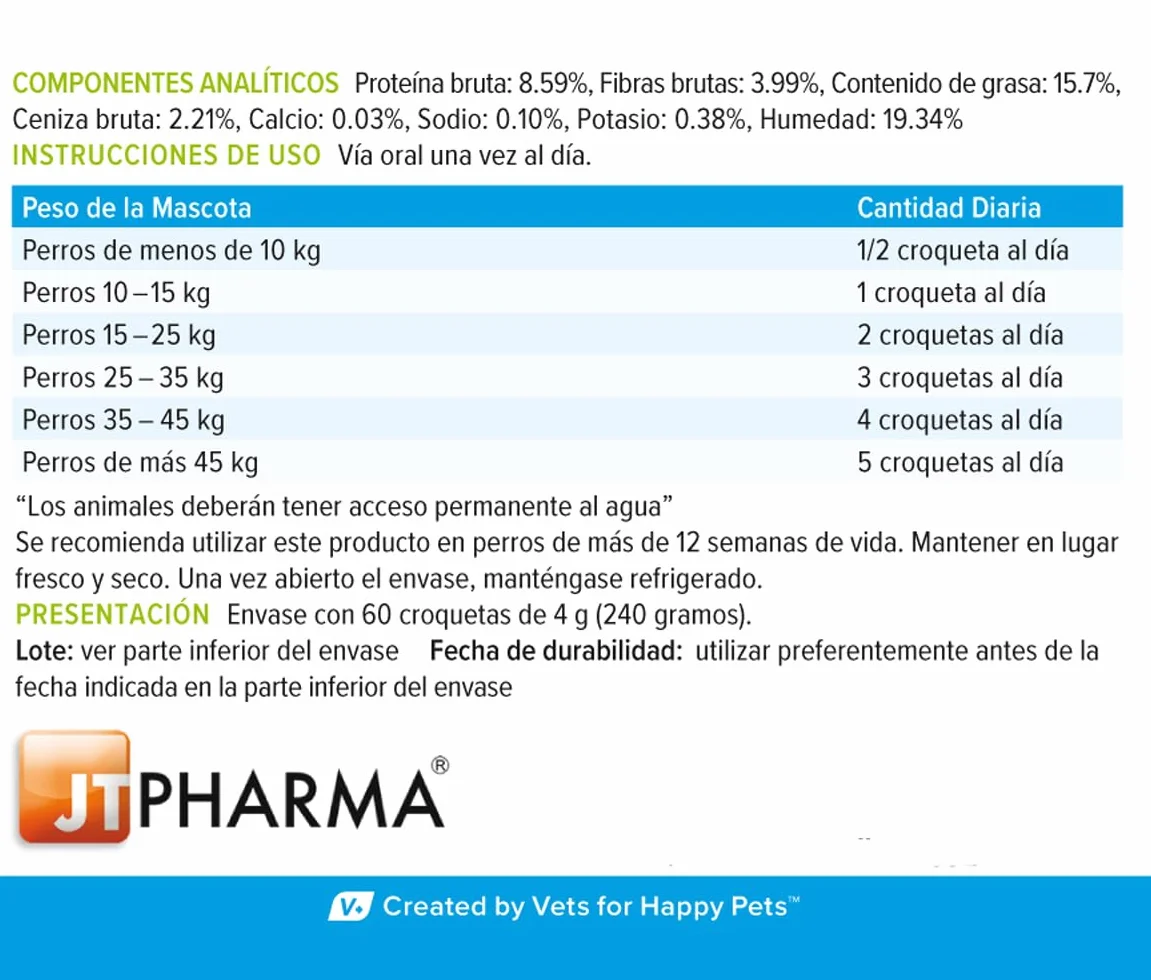JTPHARMA GLANDULEX 60 Croquettes