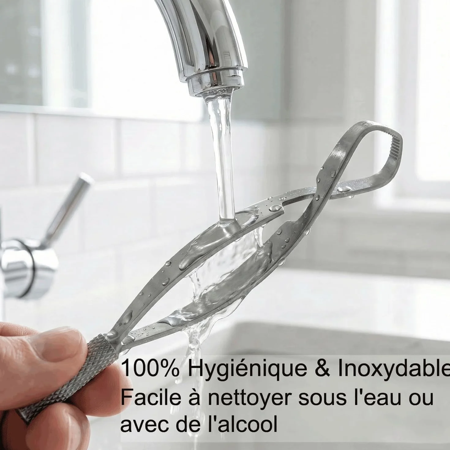 May Pince à Tiques Acier Inoxydable Autobloquante pour Chien & Chat – Pincette Professionnelle pour Retrait Sécurisé des Tiques – Inox & Précise