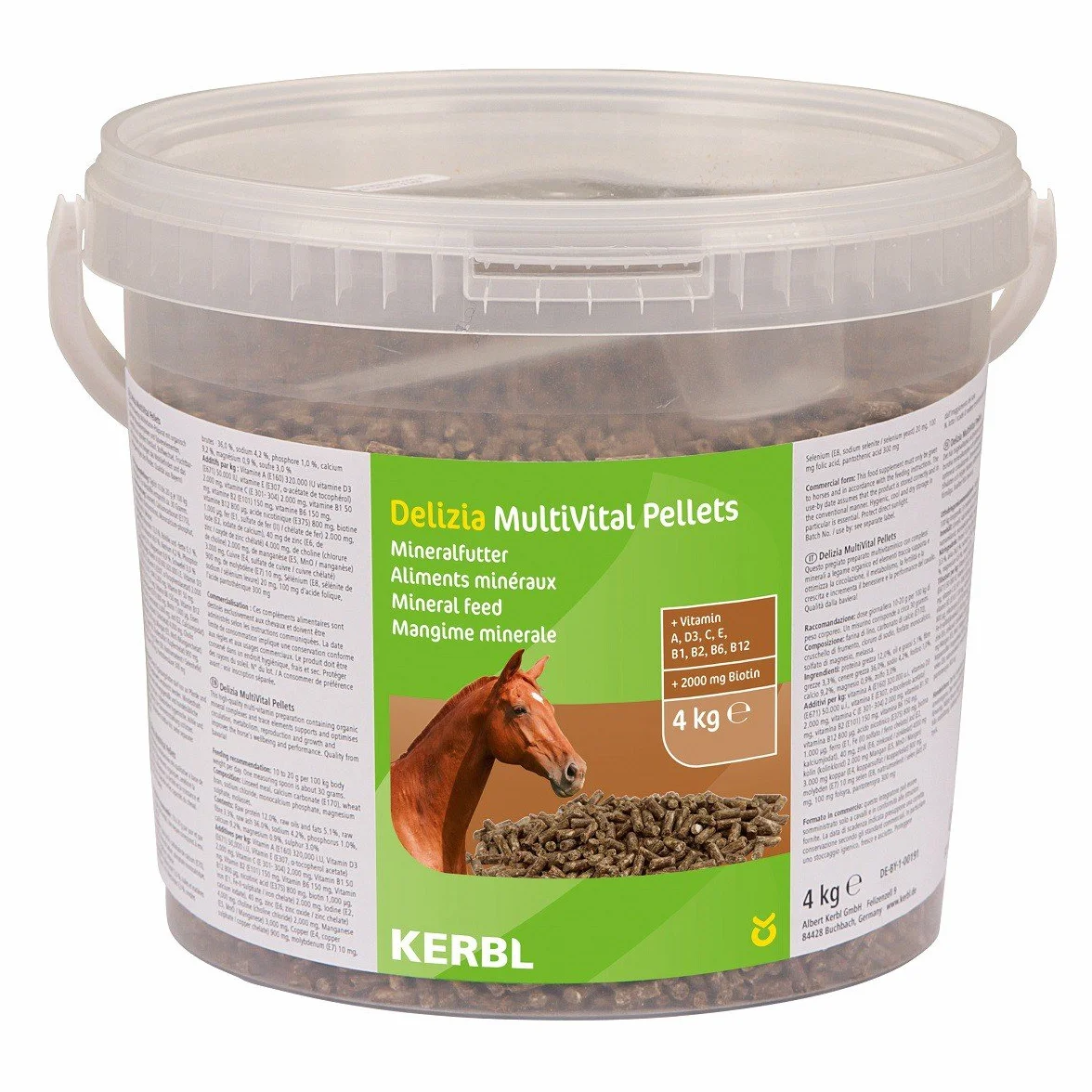 KERBL MultiVital Pellets Complément Alimentaire pour Cheval 4 kg