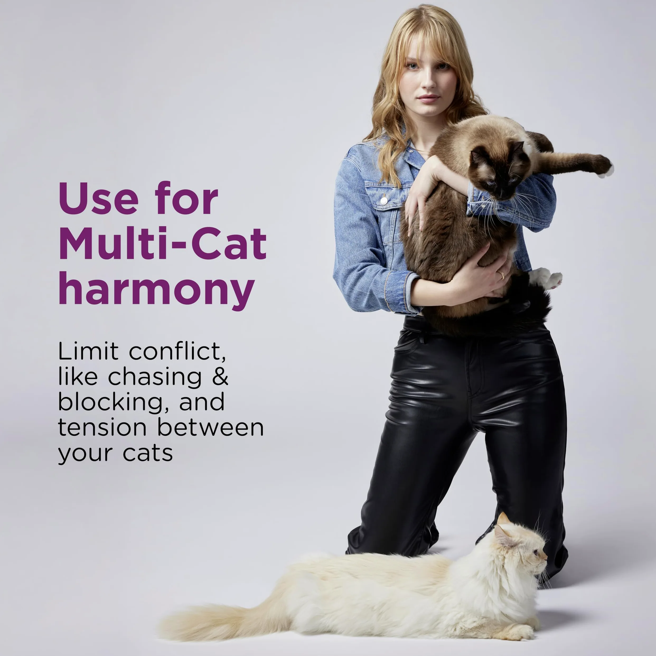 Comfort Zone 1 diffuseur Plus 2 recharges | Kit apaisant Multi-Chats (approvisionnement de 60 Jours) pour Une Maison paisible | Recommandé par Les vétérinaires | Arrêtez Les Combats de Chats et