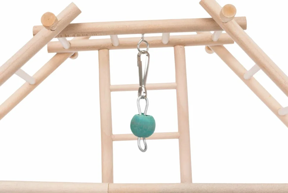 Trixie Place de Jeux en Bois pour Perruches Canaris 44 × 44 × 16 cm