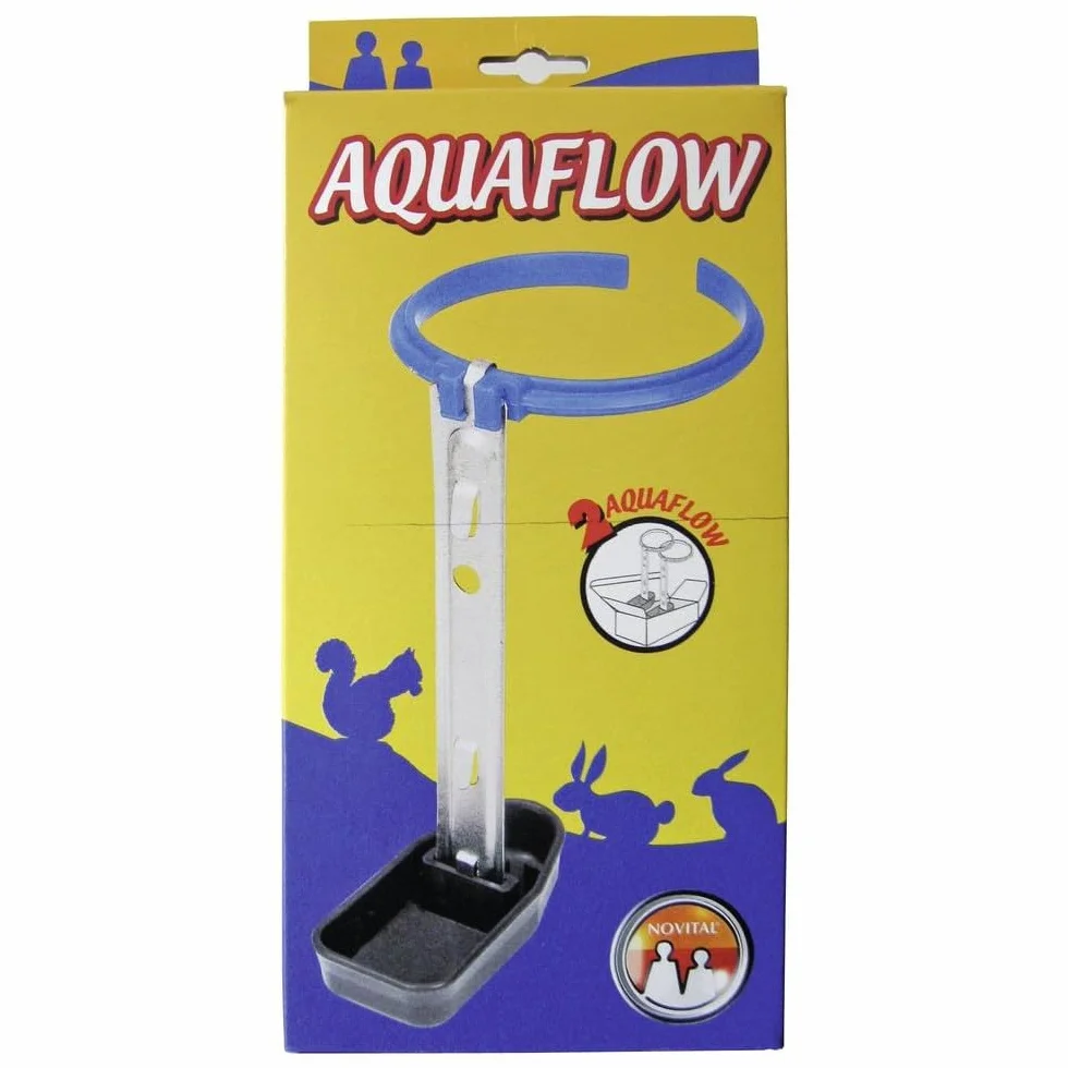 Porte-bouteille zinguée avec bac en PVC pour lapin accessoire animal water dispenser indoor outdoor