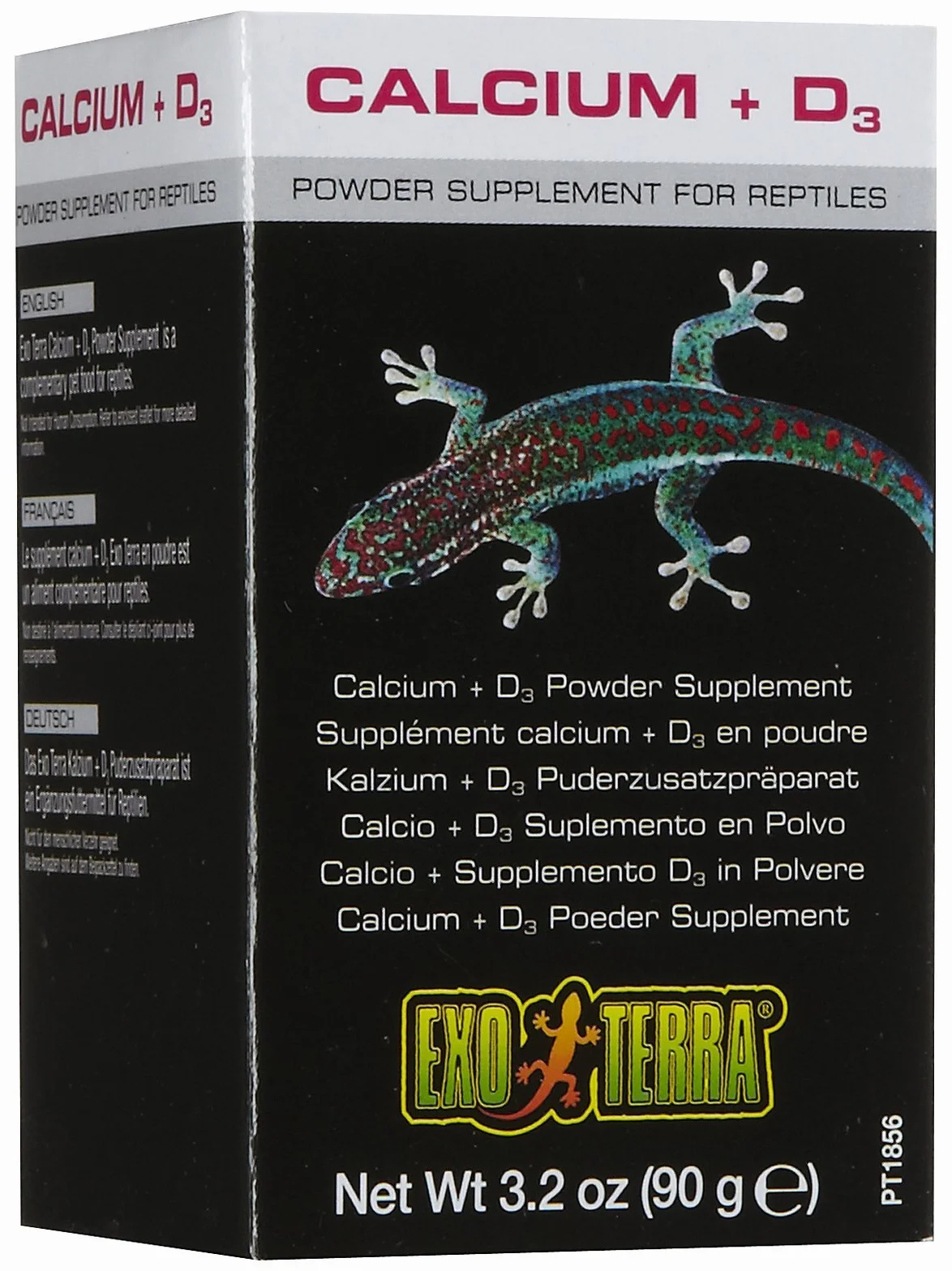 Exoterra Calcium+ D3 Poudre 90 g pour Reptile