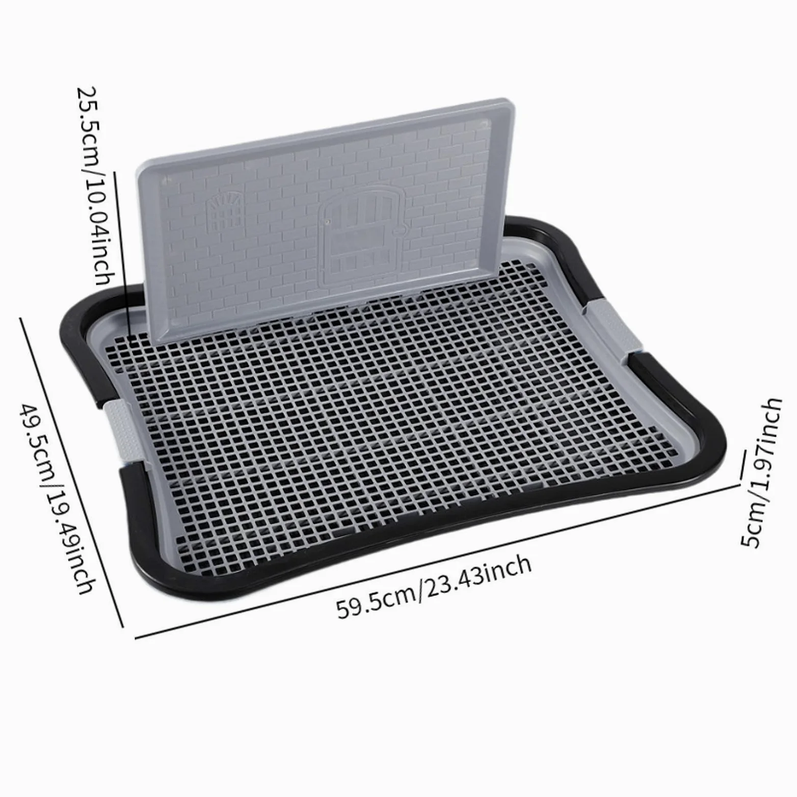 Tapis d'apprentissage de la propreté pour Chiots, bac à litière imitant la propreté, idéal pour Les propriétaires d'animaux recherchant Confort,