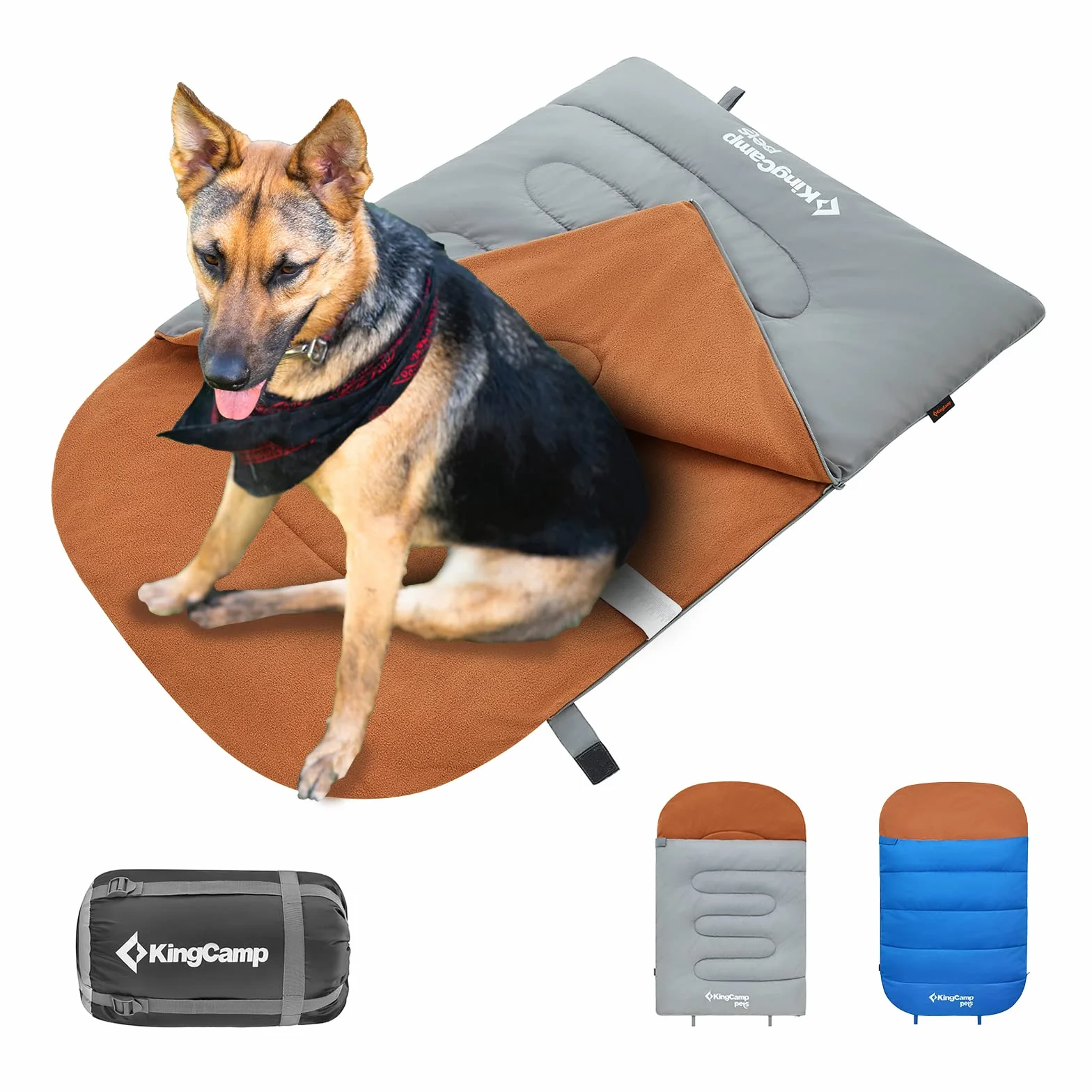 KingCamp Sac de Couchage pour Chien Imperméable 110x70cm, Couverture Lavable pour Chien Chat Chiot