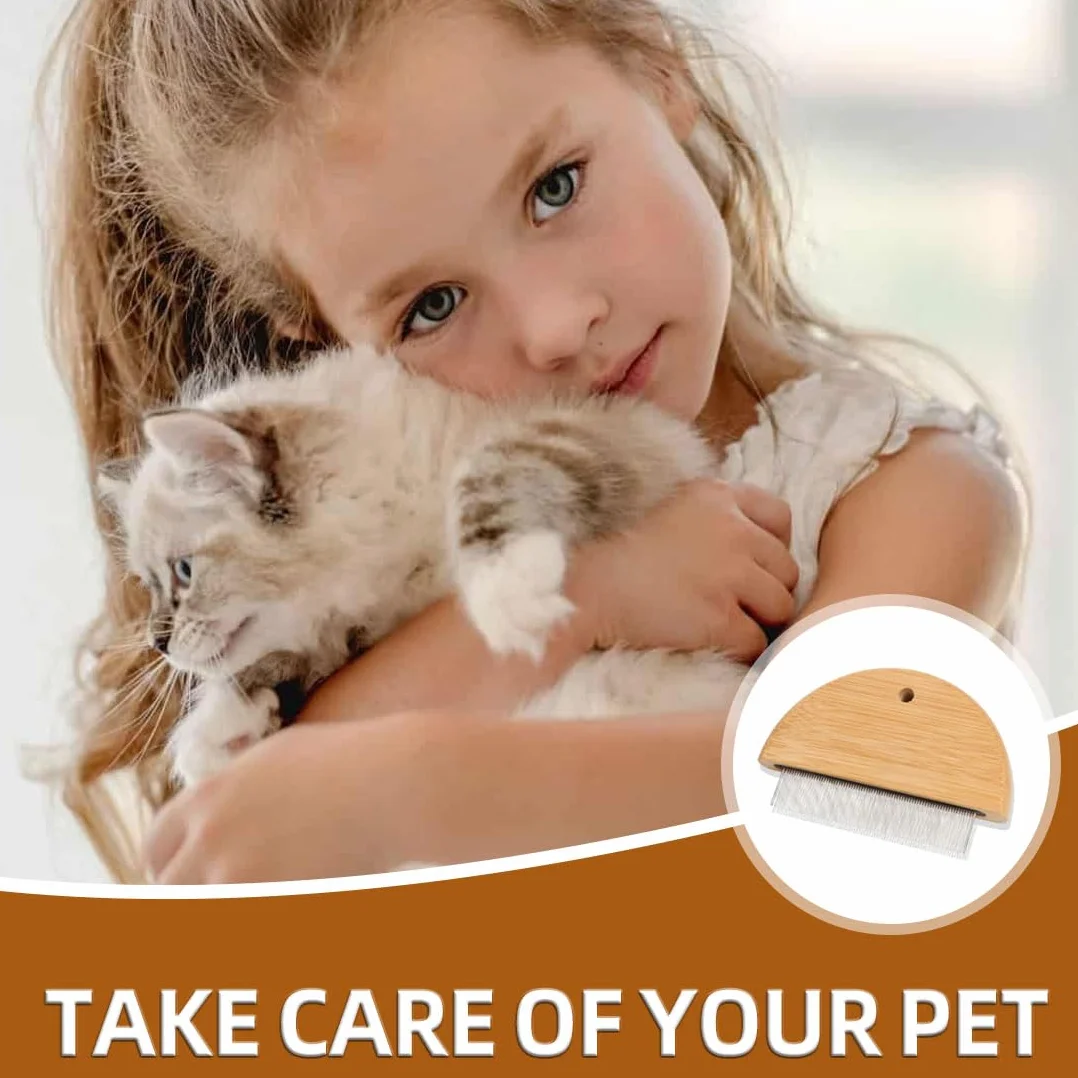 Peigne Anti Puces pour Chat Chien 2 pièces - Anti-puces Poux Tiques