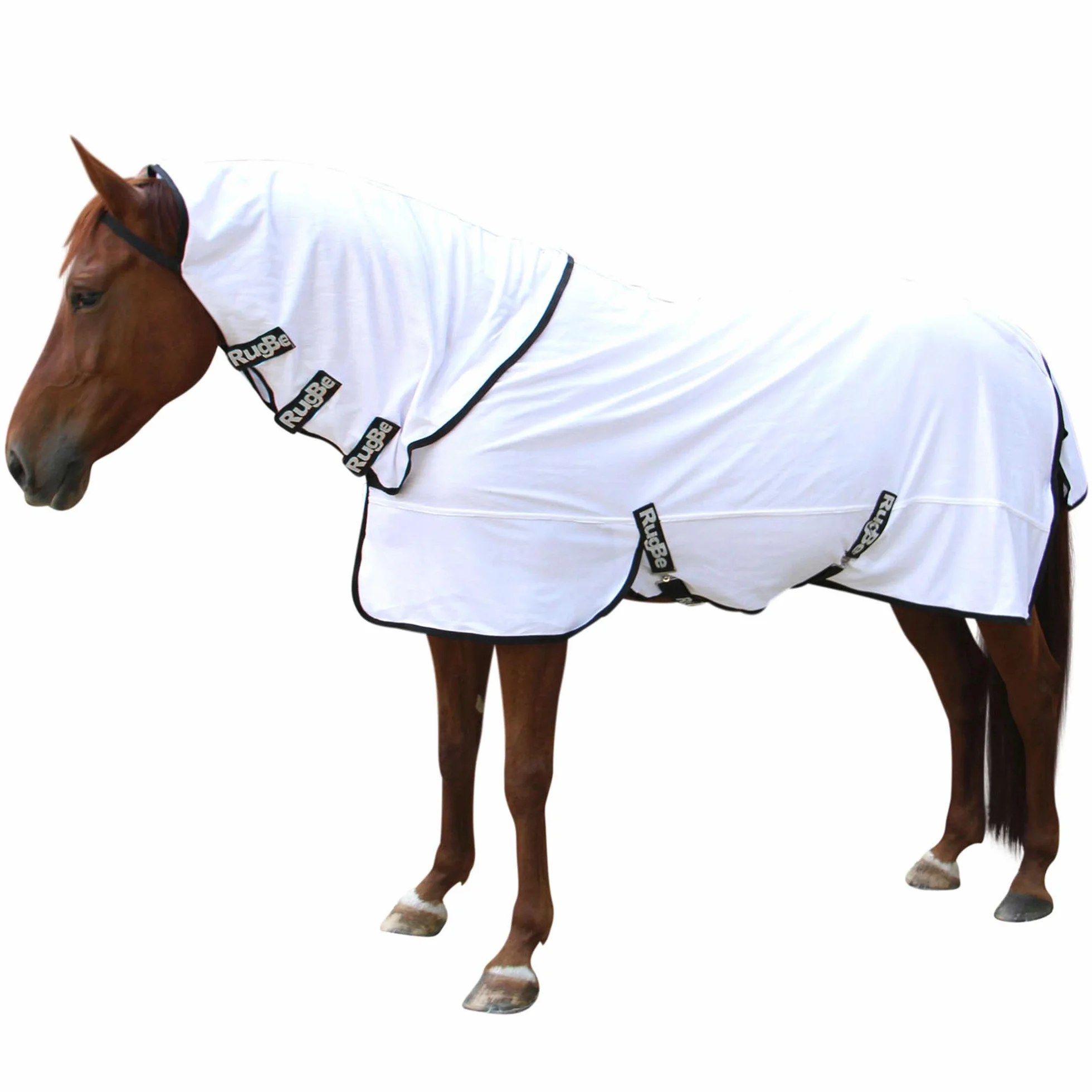 Kerbl Couverture Rugbe Superfly Blanche 145 Cm Cheval Taille M