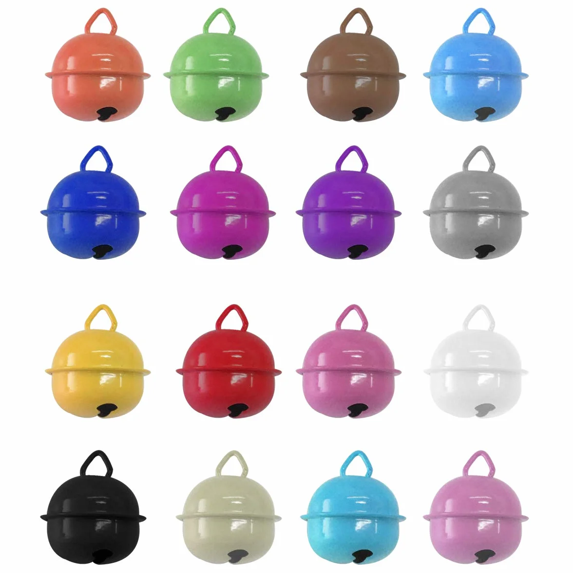 Jinlaili 22mm Metal Bell Pendants for Pet Collars Cat Dog Christmas Decoration