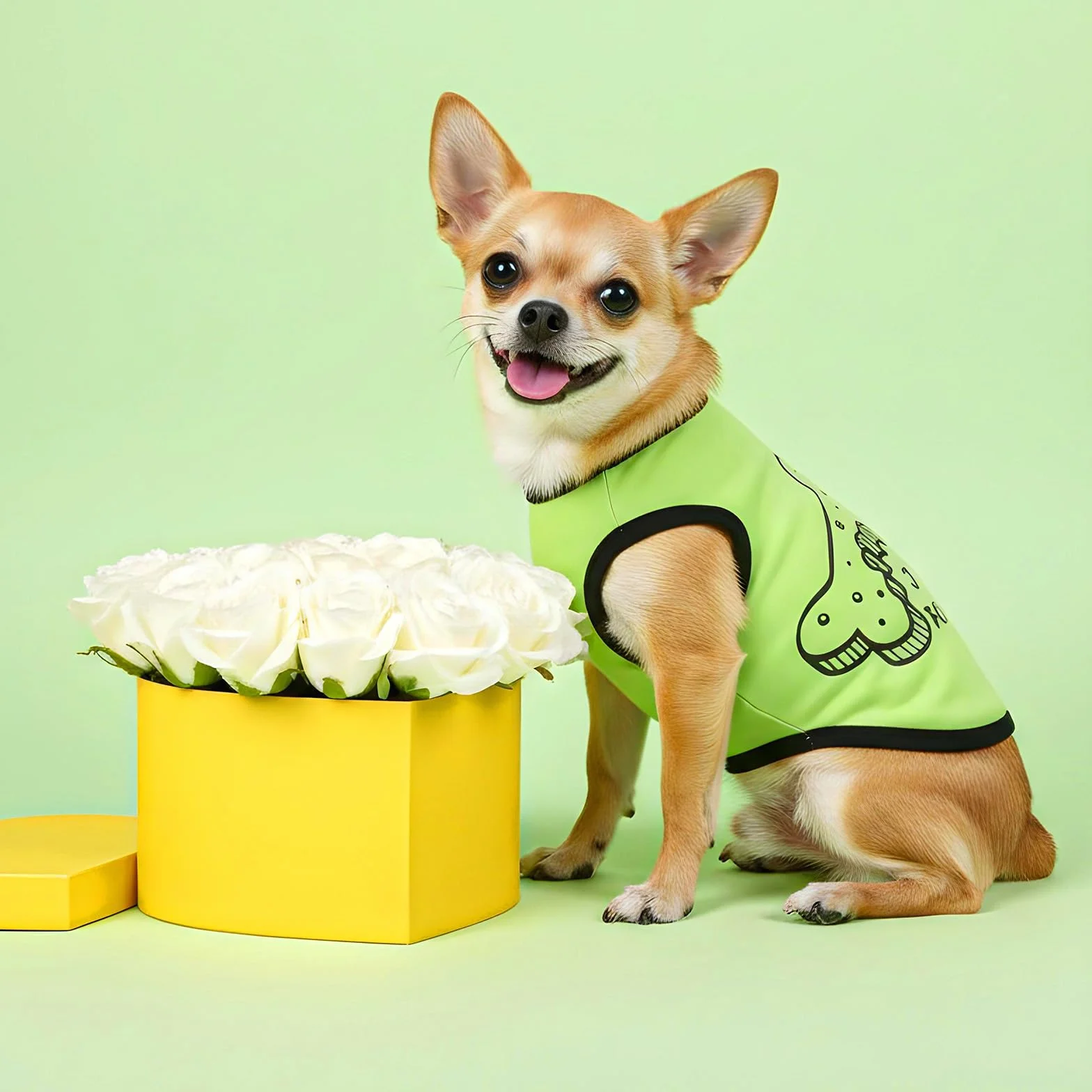 Lot de 4 vêtements pour chihuahua, t-shirts mignons pour petit chien, taille XXS