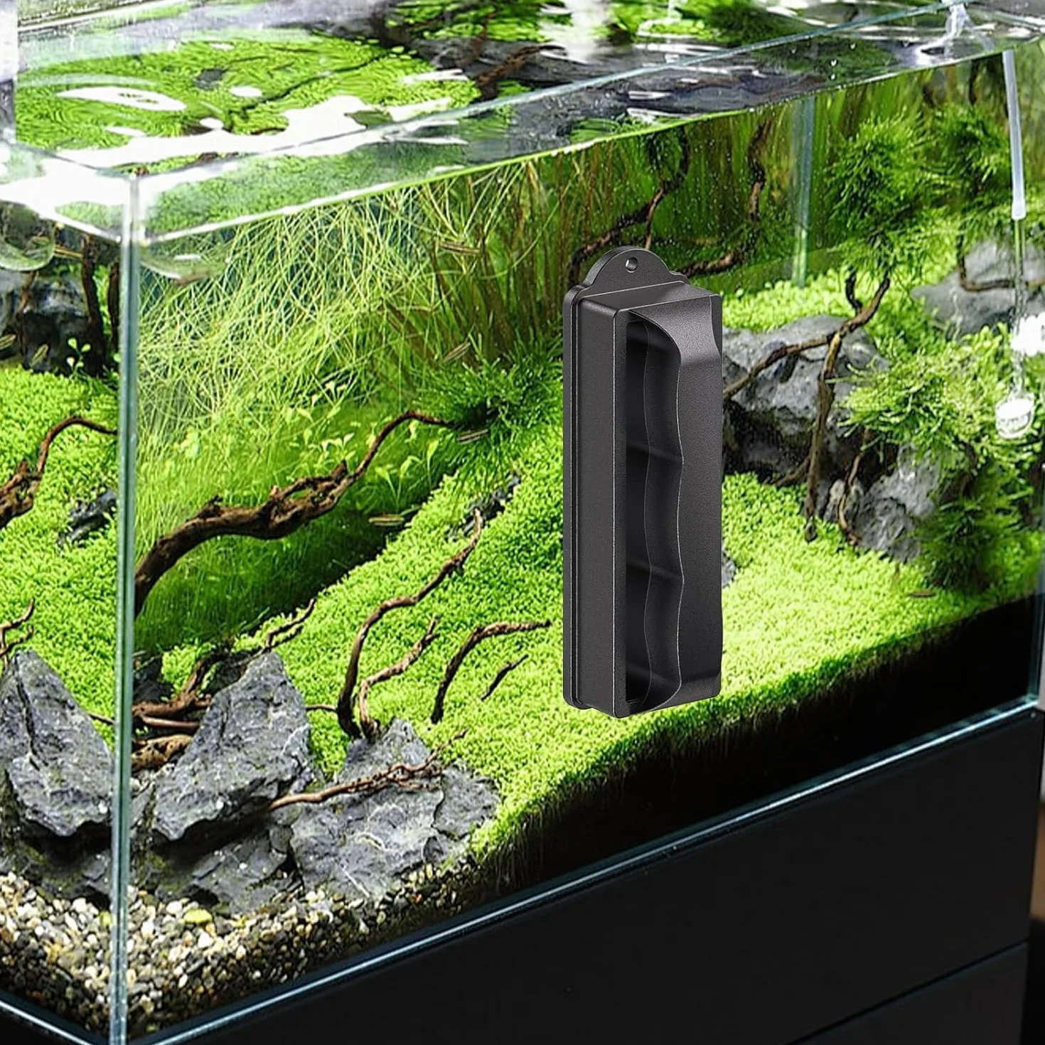 Aquarium Verre Brosse Magnétique Nettoyeur Vitre Outil Nettoyage Magnétique