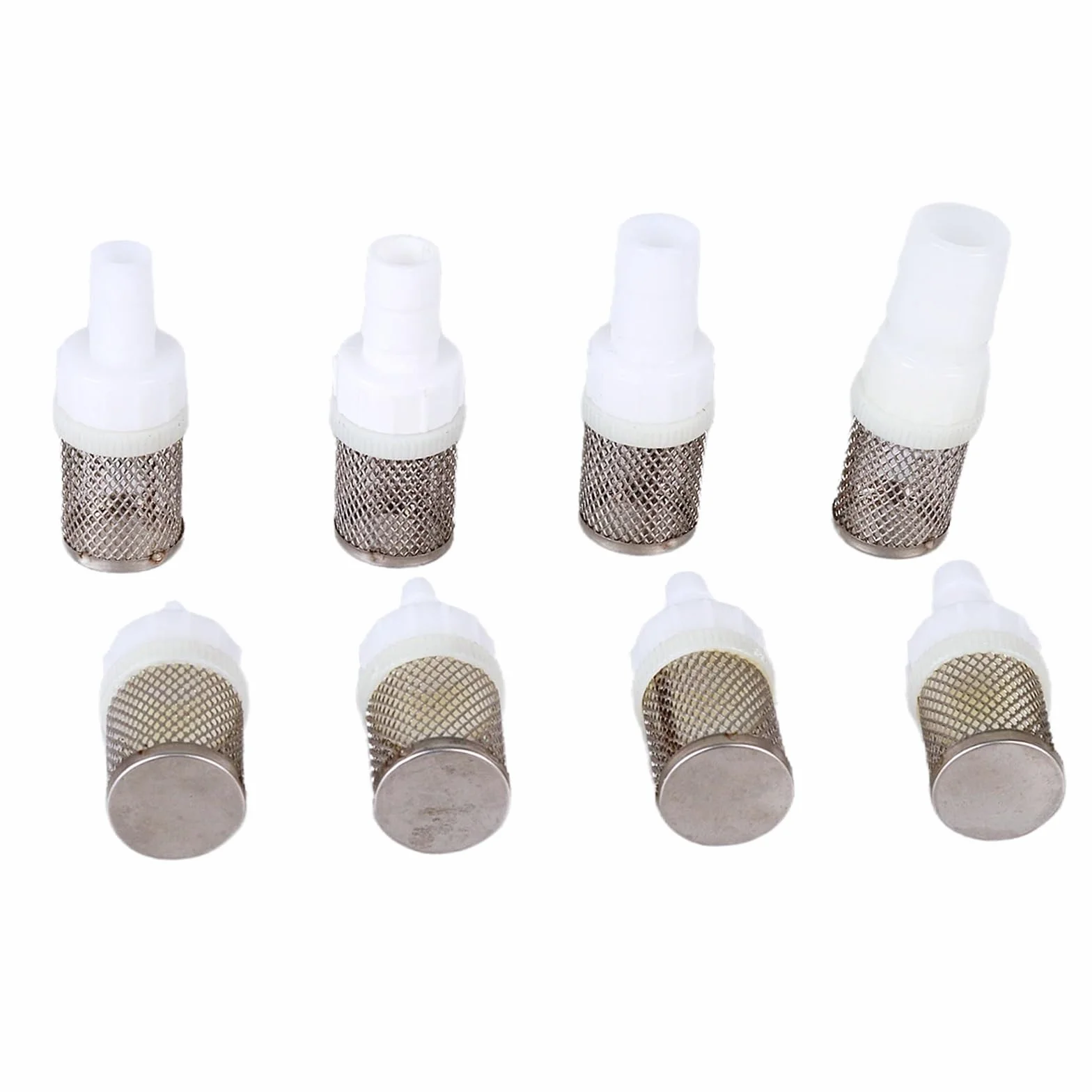 Filtre de Tuyau en Acier Inoxydable, 4 6 8 10 12 14 16 20mm, Protection de la Pompe à Eau d'aquarium, Irrigation Goutte-à-Goutte, Eau agricole, Filtre à Mailles(4mm)