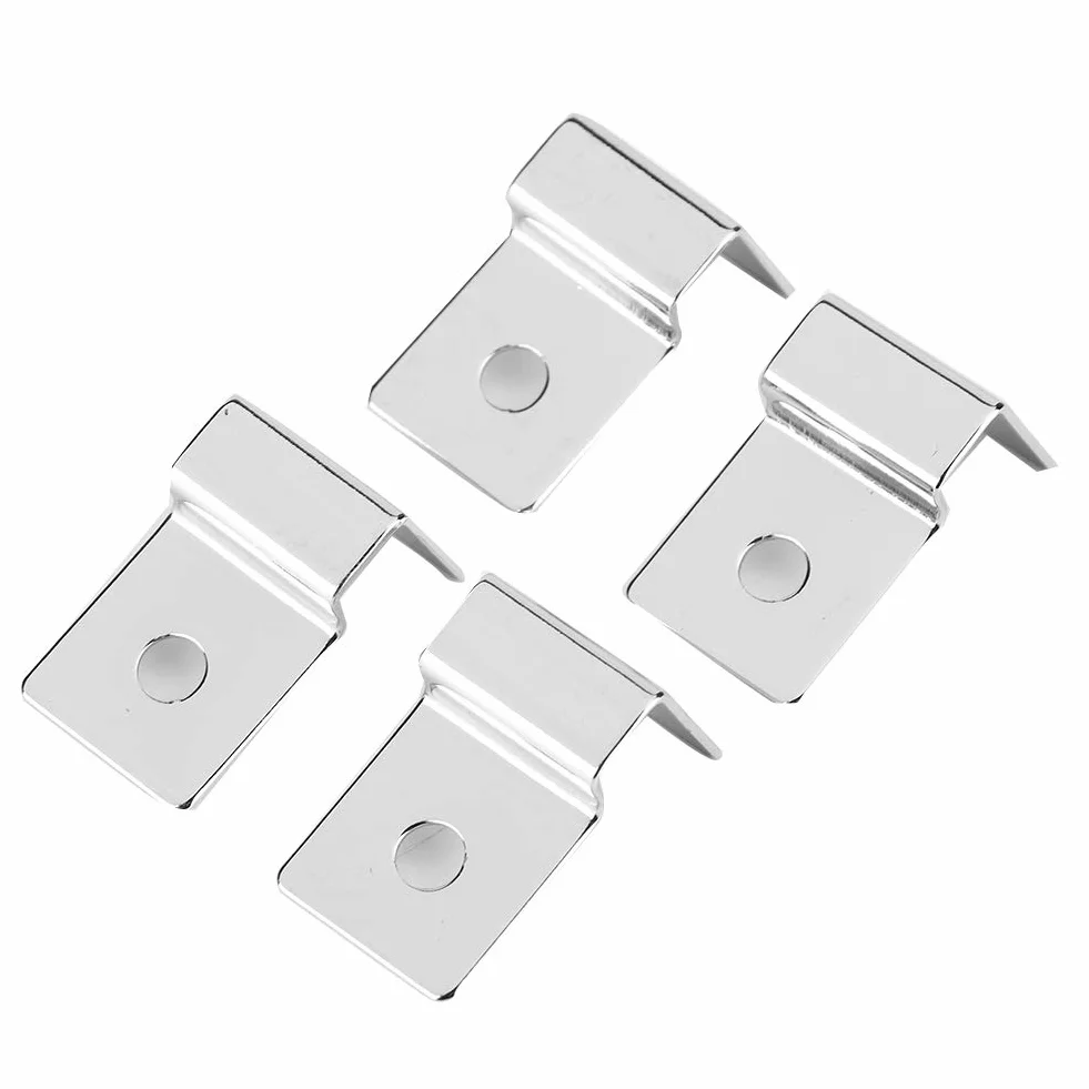 KIMISS Support de Support Aquarium Couvercle de Réservoir de Poisson en Acier Inoxydable 5mm 4 Pièces