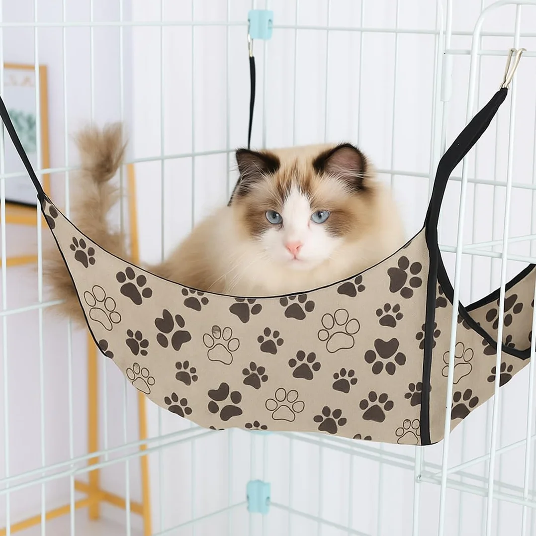 GXGM 1 Pièces Hamac Chat fenetre, Hamac pour Chat en Toile Suspendu pour Chat, Hamac pour Animaux de Compagnie, Doux et Respirant, Convient pour Les Chats, Chiens, Lapins