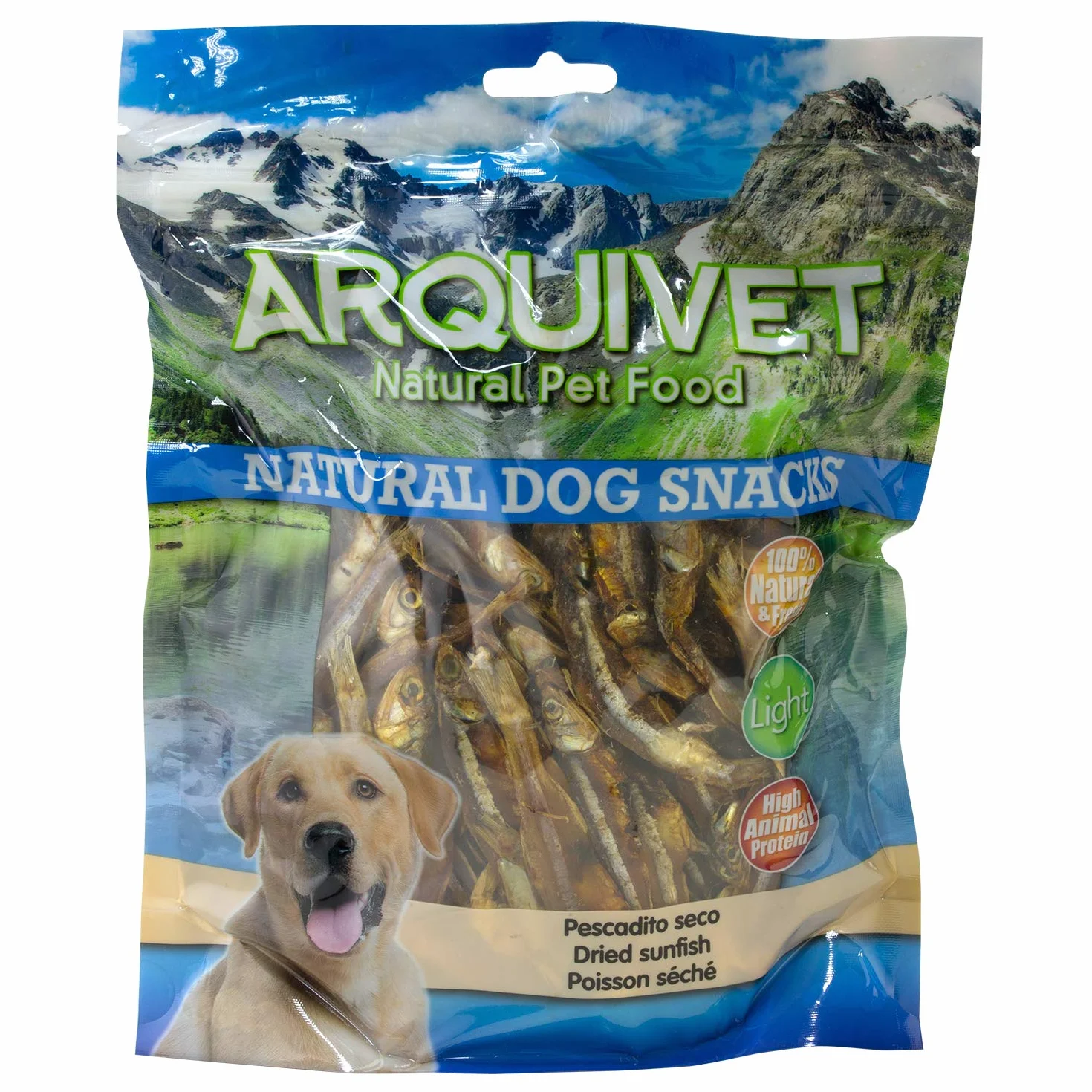 ARQUIVET Poison séché 350 g - Supplément alimentaire canine riche en protéines