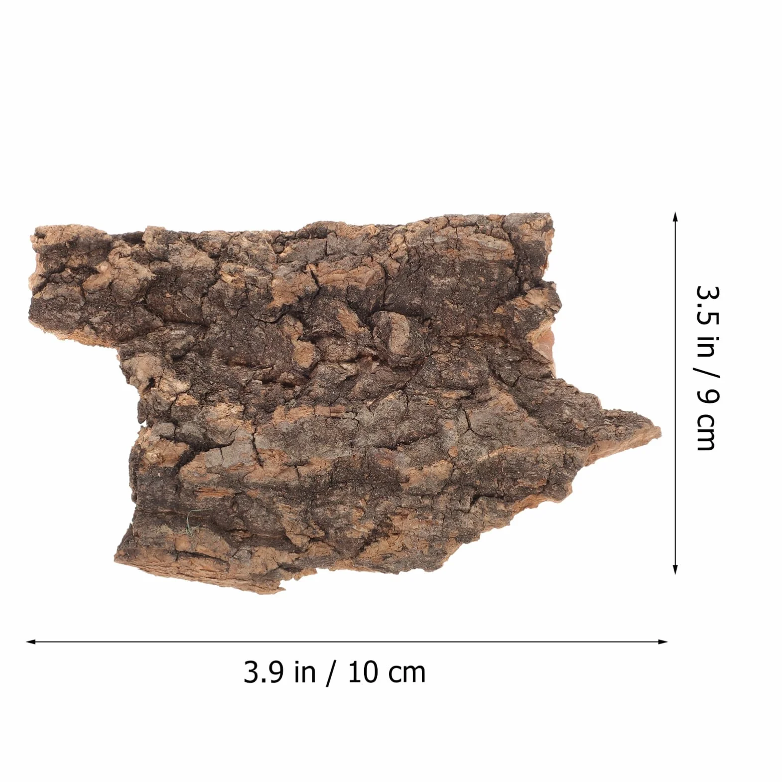 Lot de 10 Plateformes en Écorce de Bois pour Reptiles Lézards Tortues Décor Naturel Terrarium