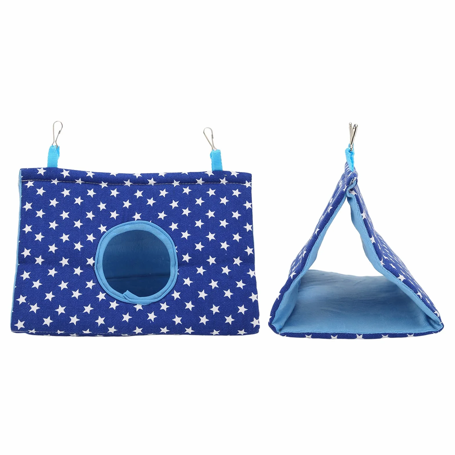 Tente Suspendue pour Oiseaux, Hamac Confortable en Flanelle pour Perruches, Coupe-Vent, Repos/Cacher/Jouer/Dormir (Tapez 2)