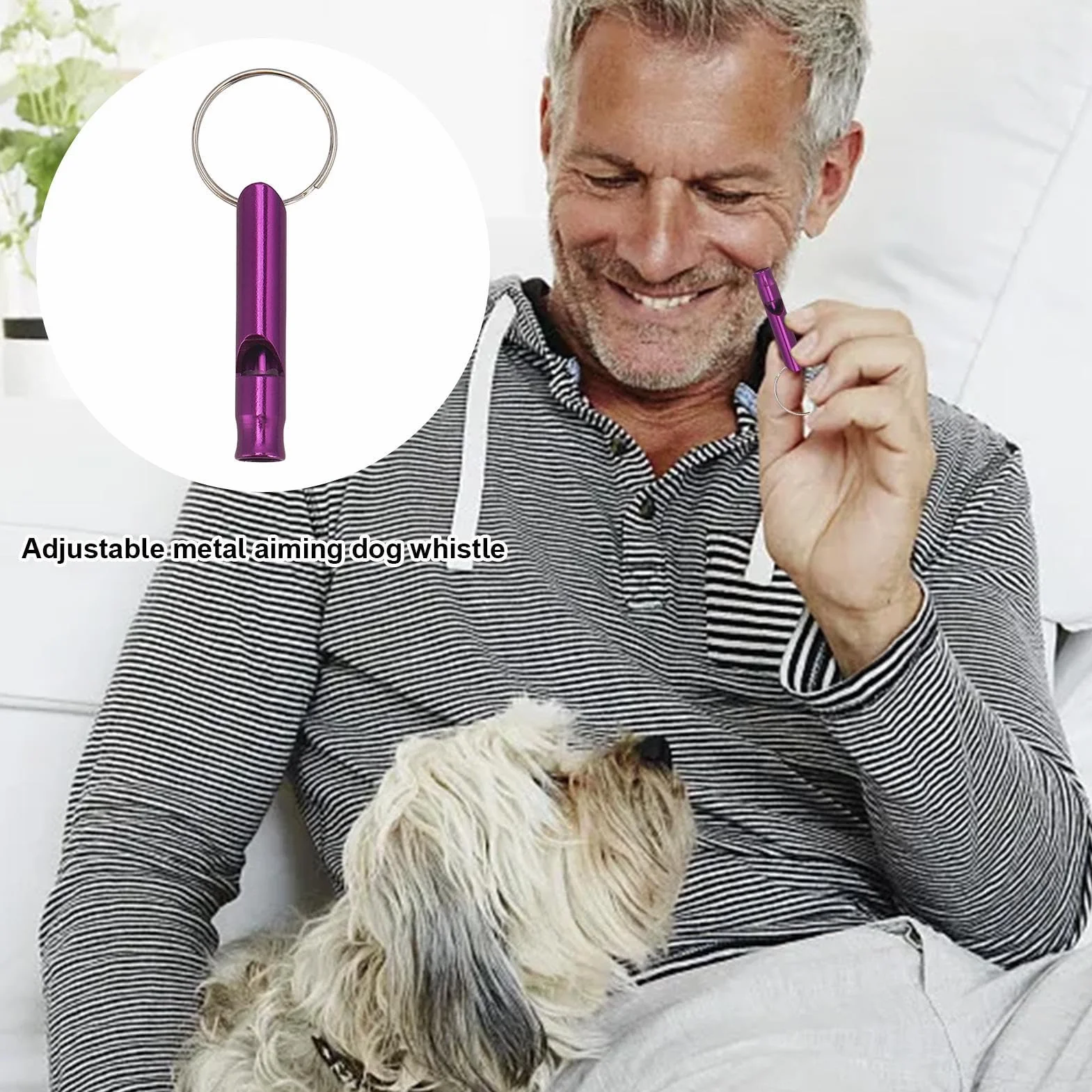 Sifflet de dressage pour chien fréquences réglables ensemble dressage chiot chat