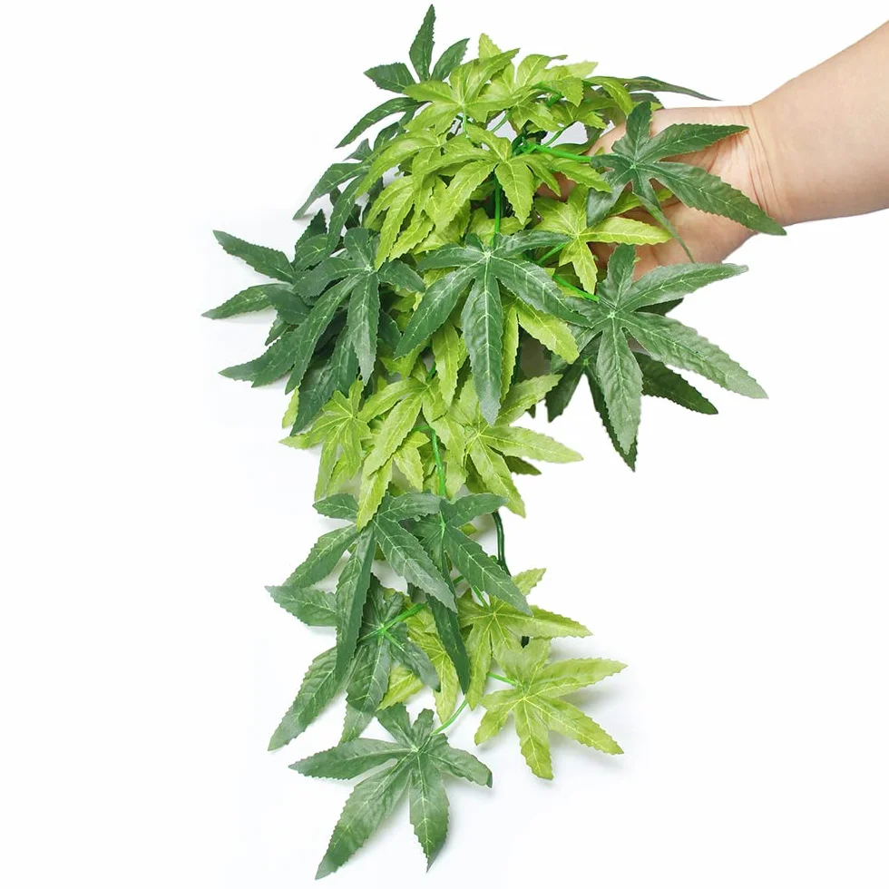 Plantes d'aquarium artificielles 40cm Faux Plastique Décor pour Fish Tank