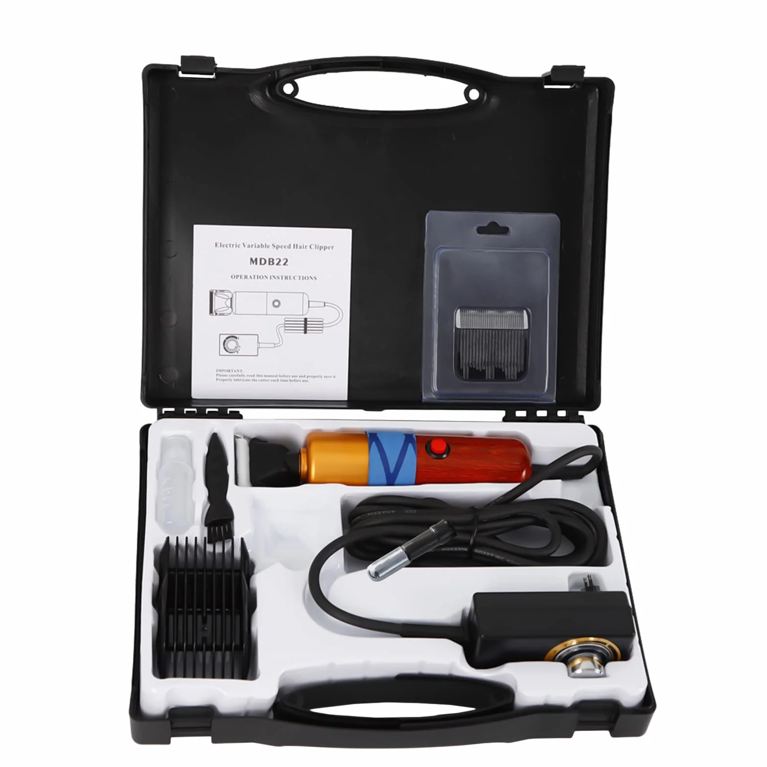 Tondeuse électrique 200 W pour mouton, animaux de compagnie, avec mallette