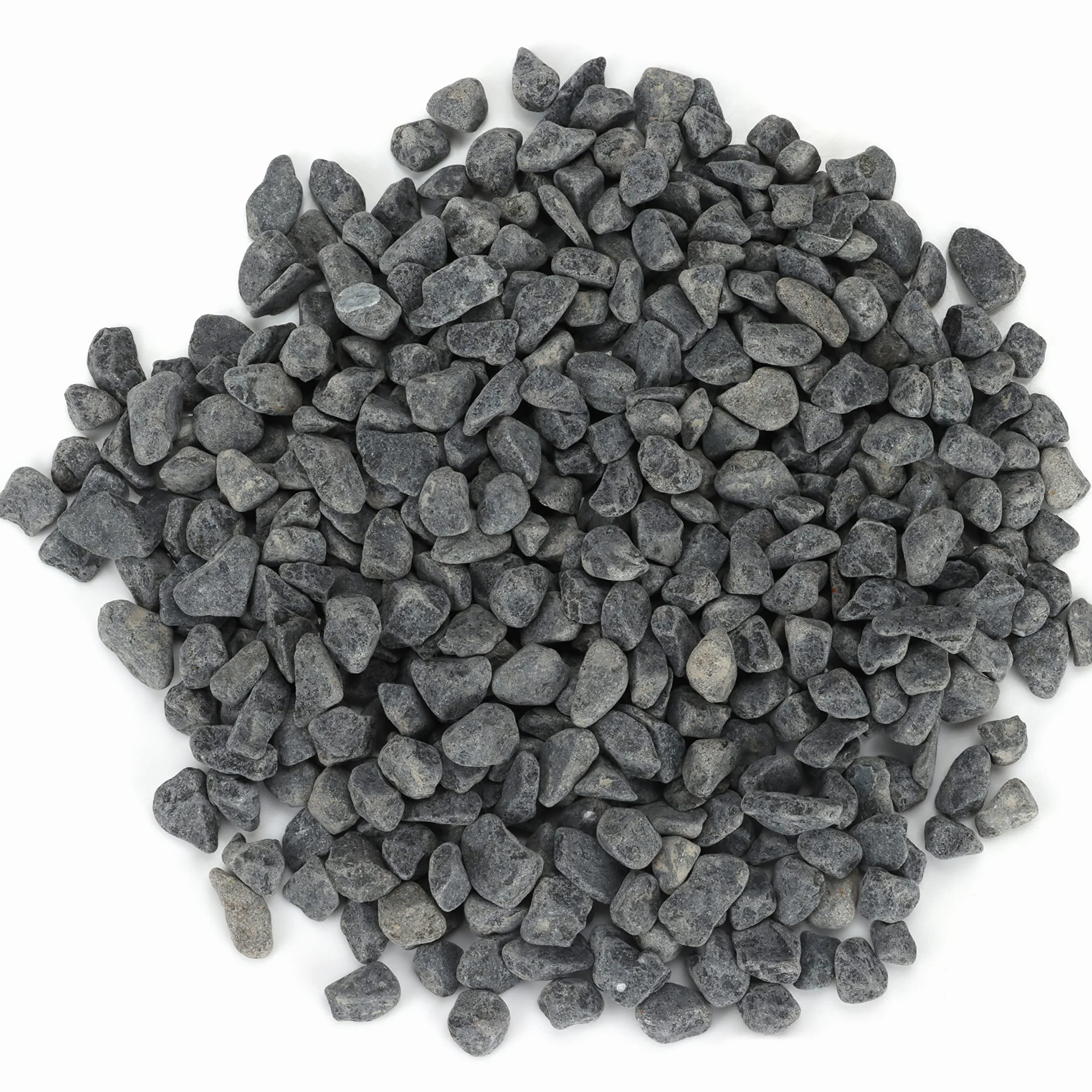 Belle Vous Gravier Decoratif Gris Naturel (Sac de 3,6 kg) Assortiment de Cailloux Decoratif pour Vase de 0,5-1,3 cm - Pierres Décoratives de Rivière pour Plante, Jardin, Aquarium, Maison & Jardin