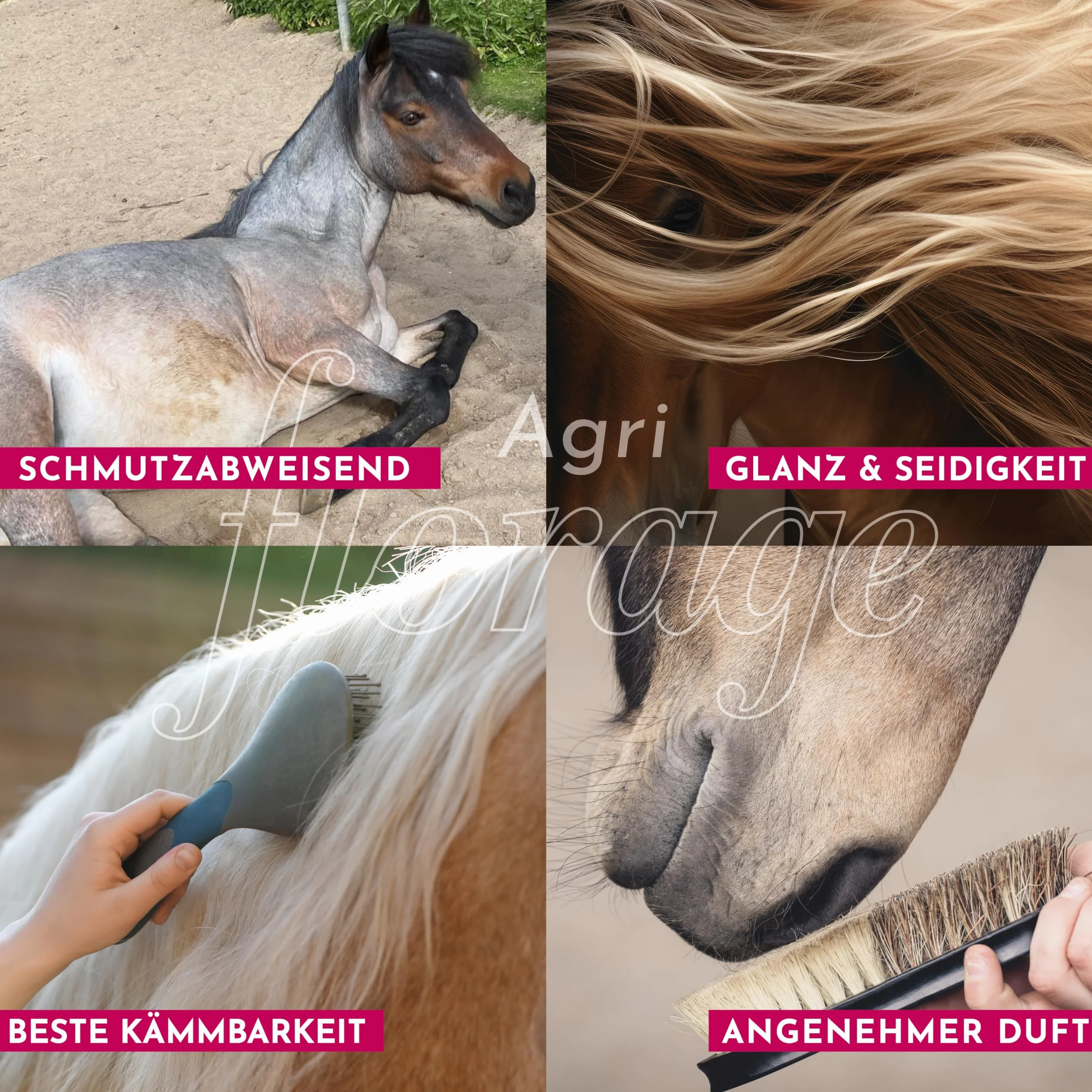EQUITAN Spray pour queue et crinière chevaux 3 l entretien démêlage huiles essentielles sans PEG EDTA végétalien