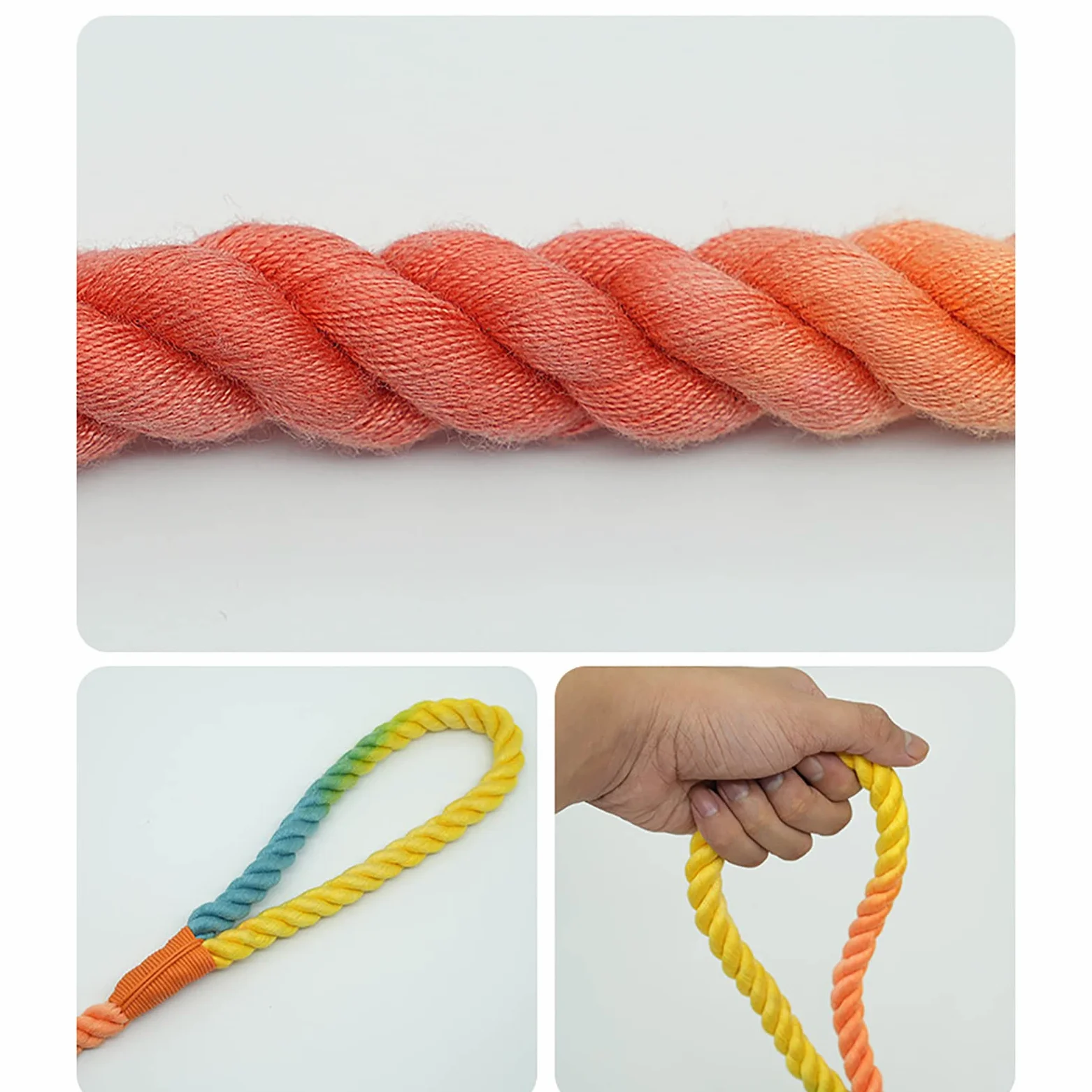 Generic Laisse pour Chien Longue pour Le Contrôle Laisses de Formation pour Grands Chiens Ou Chiens Moyens Corde de Formation Multifonctionnelle