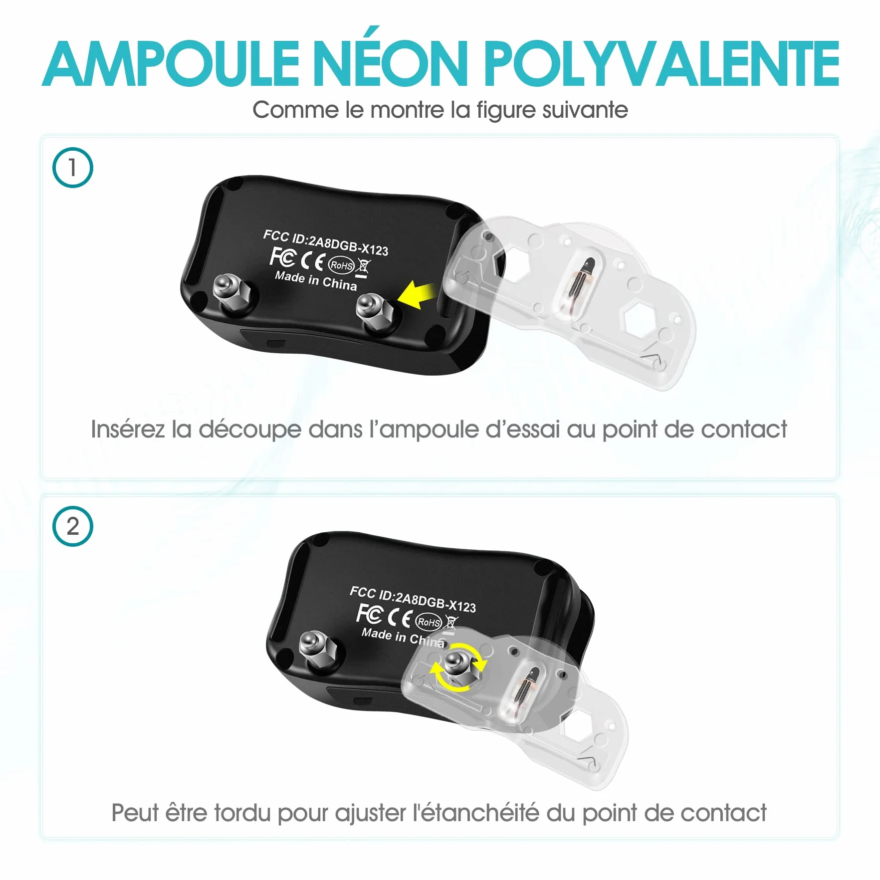 Récepteur Collier Dressage Chien, Simple sans Télécommande, 14 Niveaux Fonctionnalité Clôture