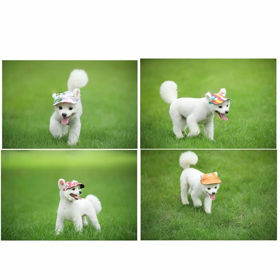 Casquette de baseball pour chiens Chapeau de protection solaire avec trous