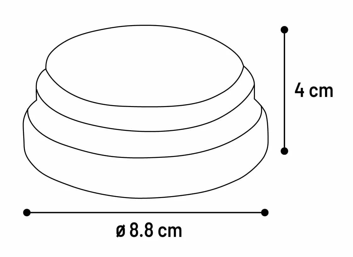 Flamingo Bouton de Communication Karao pour Chien - Diamètre de 8,8cm - Plusieurs Versions - Utilisez Plusieurs Boutons pour enregistrer différentes Instructions - Pas de Choix de Couleur Possible