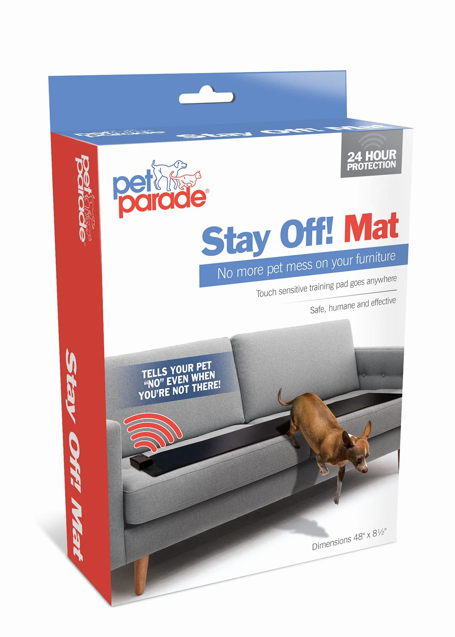 Pet Parade Stay Off! Tapis répulsif sonique d'intérieur pour Chiens et Chats Marron