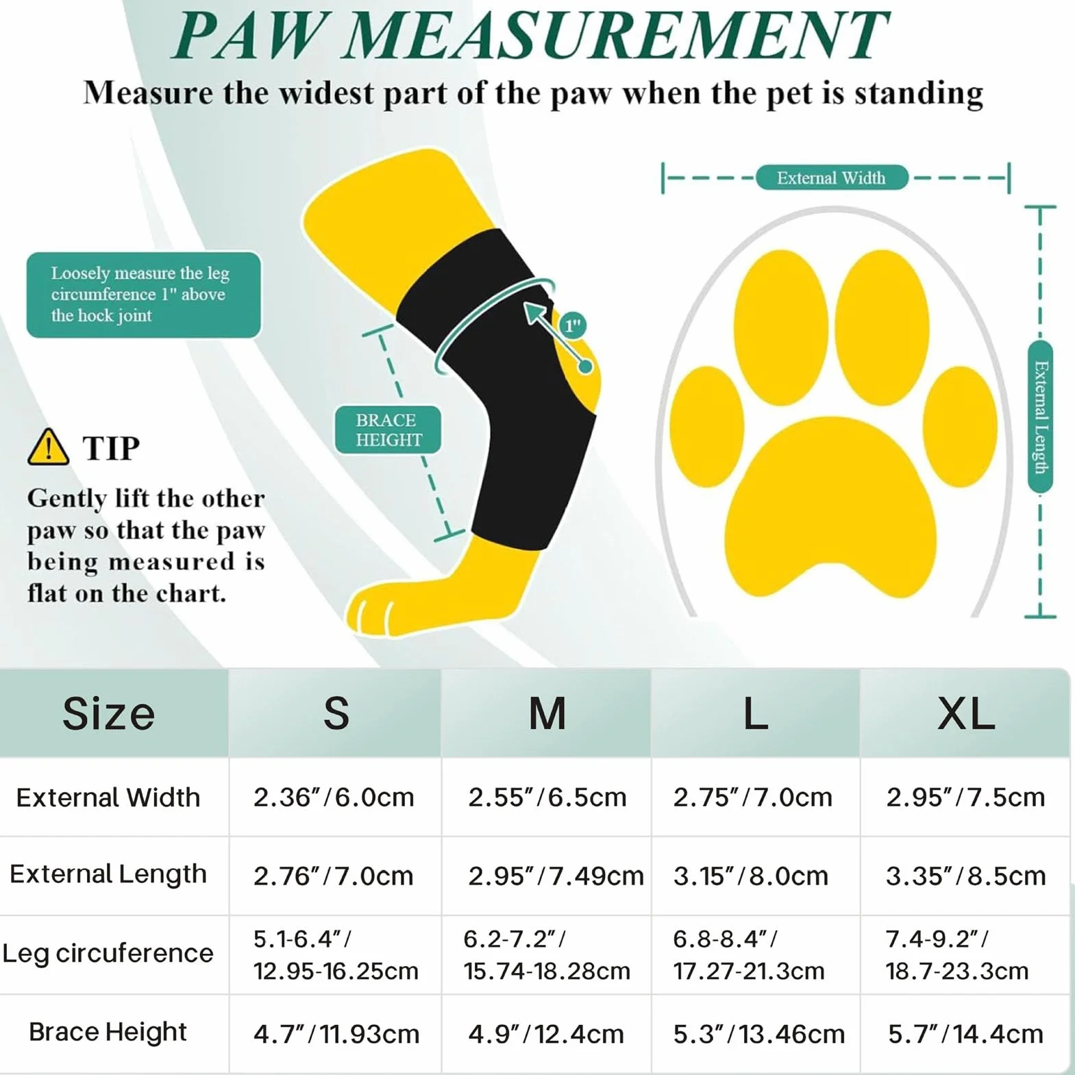 SENECESLI Attelle de Pied Tombante pour Chien, Respirante avec Semelle Antidérapante, Arthrite, Chaussette Élastique (M)
