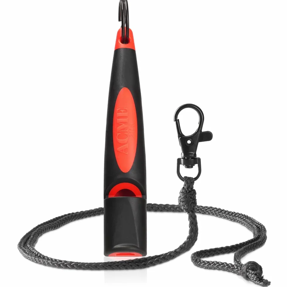 Acme Sifflet pour Chien n° 211,5 Noir Mat Alpha Grande portée