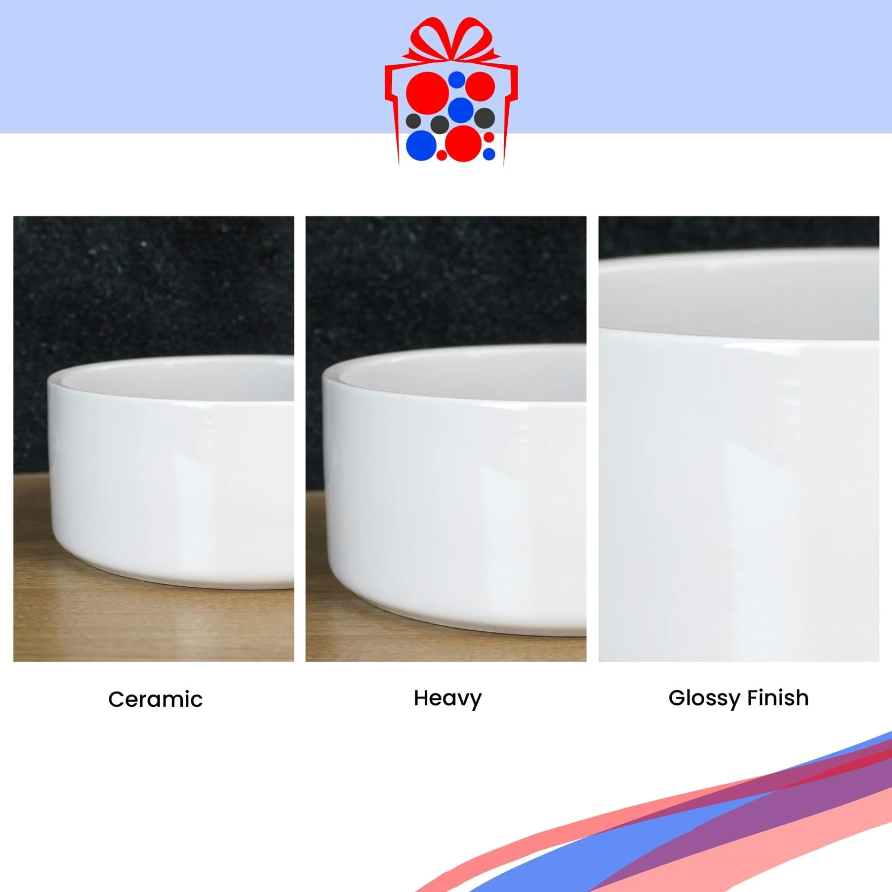 Gamelle en céramique personnalisée pour chat – Petite gamelle blanche avec motif chat roux – 13 cm de large x 5,5 cm de profondeur – Idéal pour les petits chats