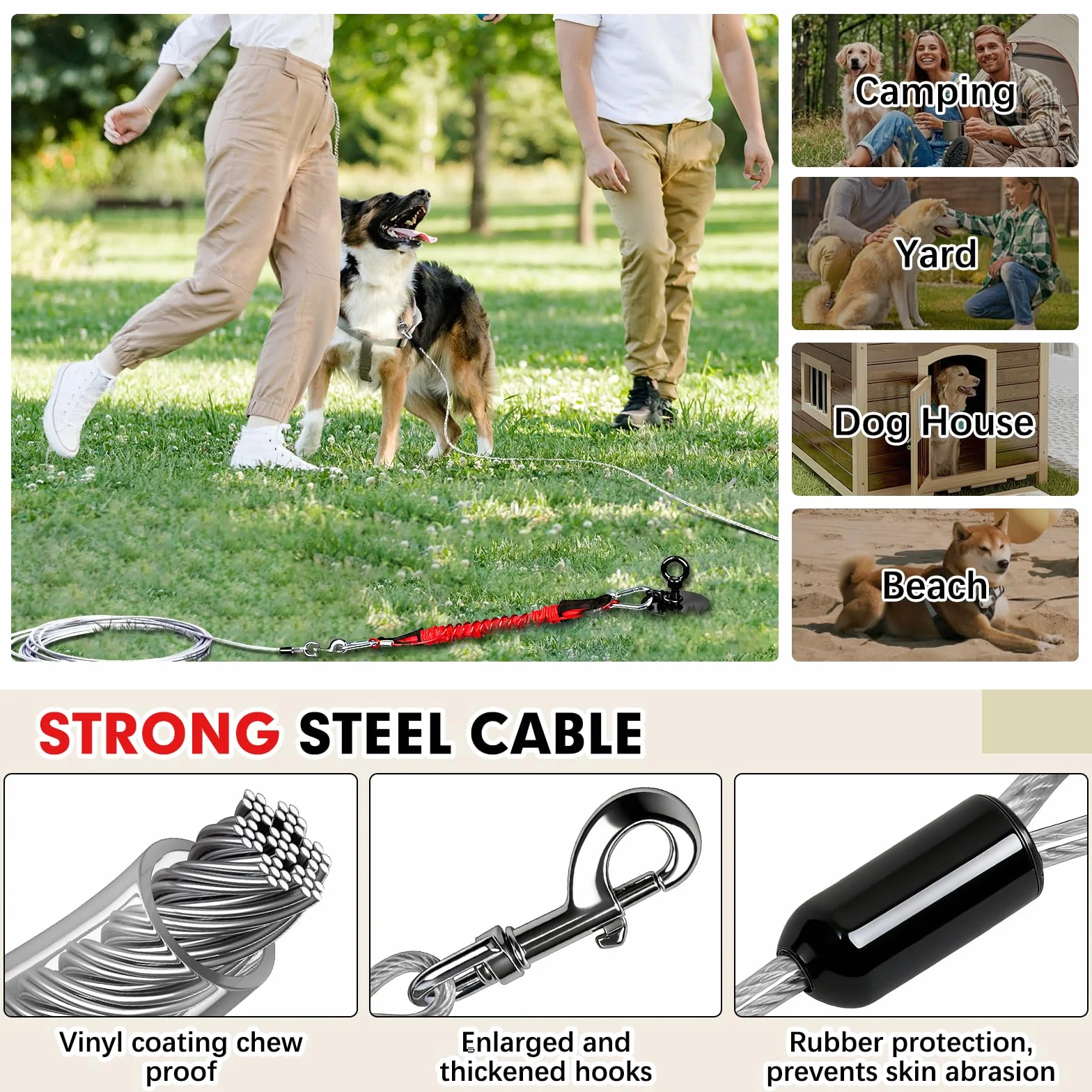 Piquet pour chien Snagle Paw pour camping