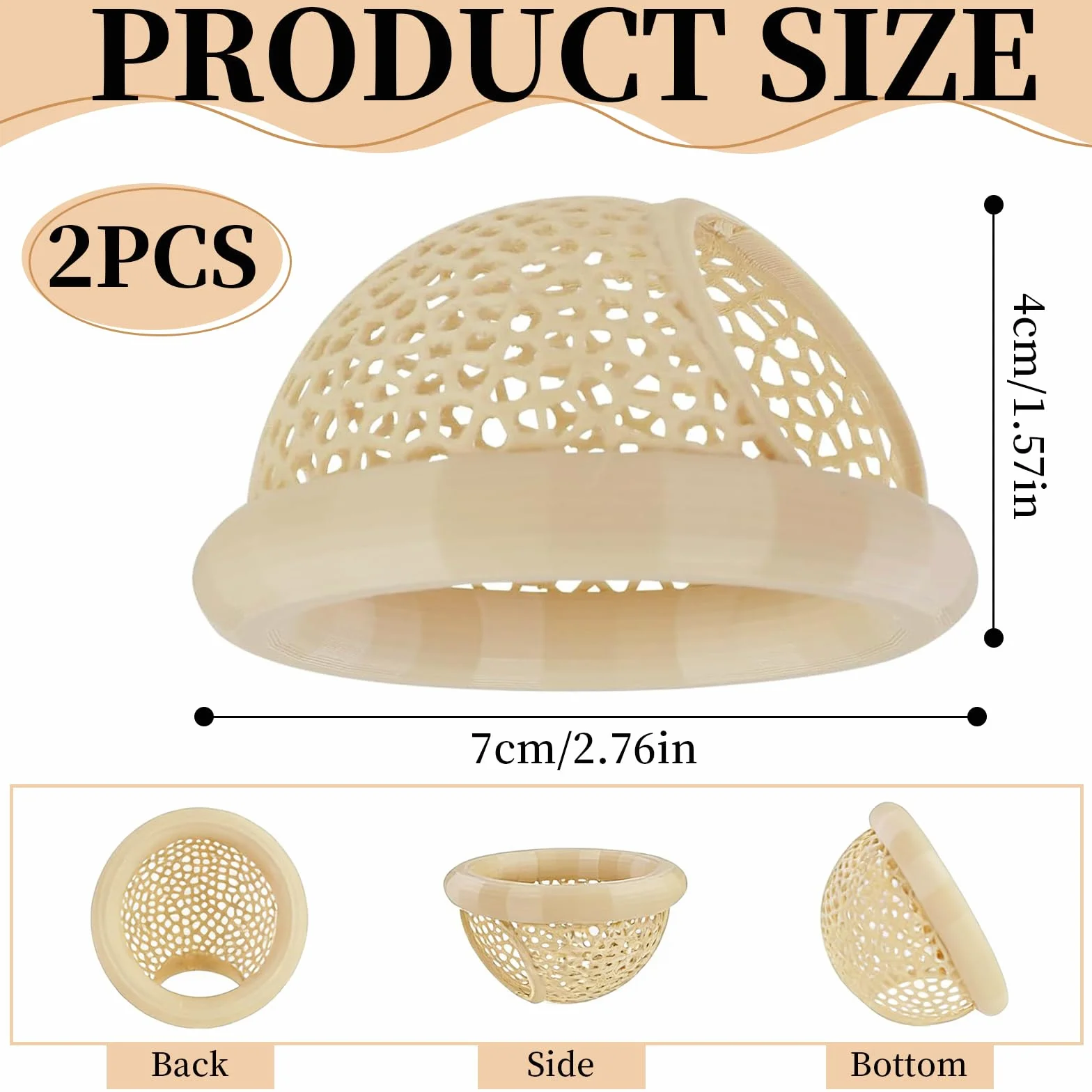 Cachette Flottante pour Betta 7 x 4 cm Décor D’Aquarium Tunnel Hamac Poissons Repos Nourrir Jouer