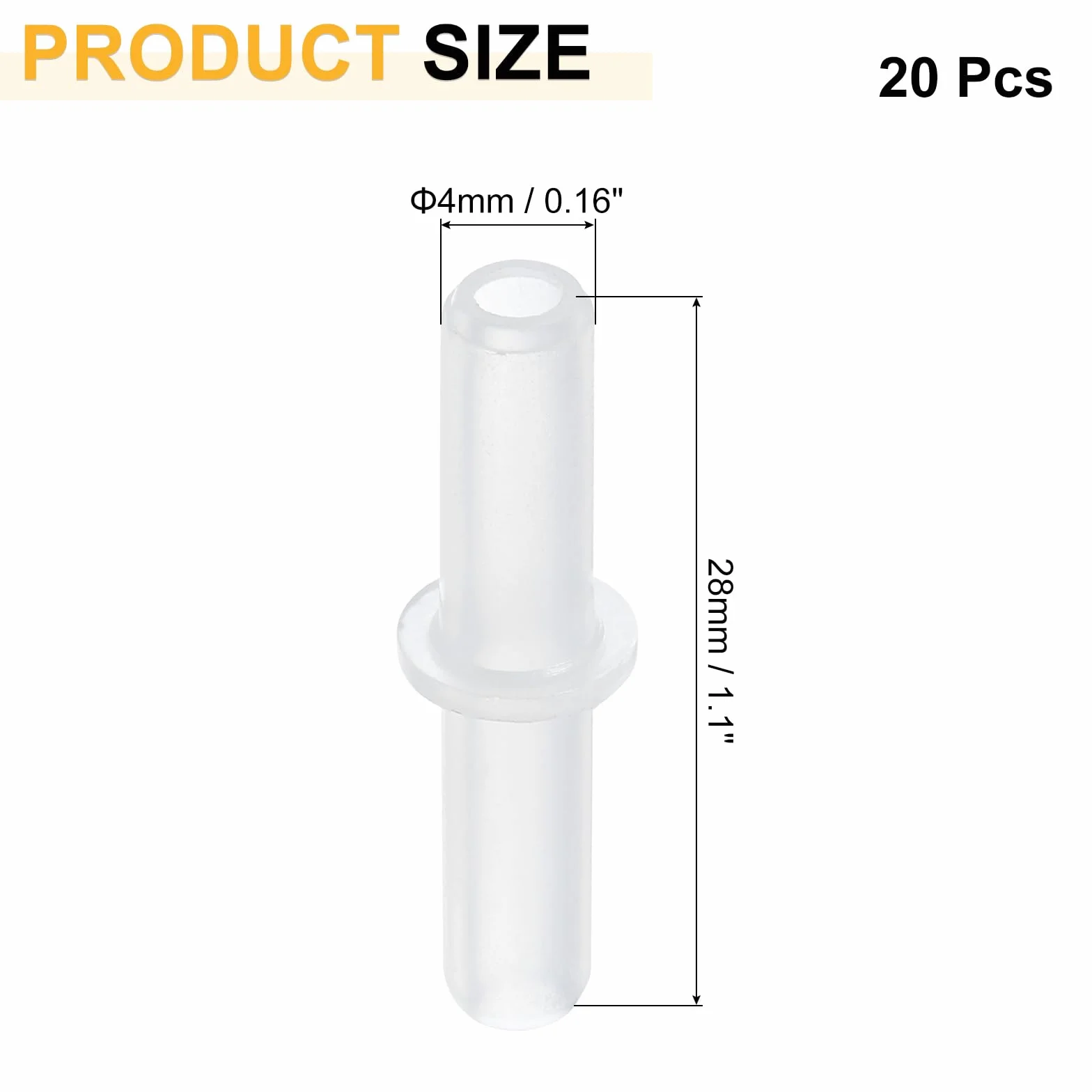 QUARKZMAN 20Pcs Raccord De Valve d'air pour Aquarium, Valves Anti-Retour en Plastique pour Tuyau d'air De 4mm ID pour Bassin Ou Aquarium, Blanc