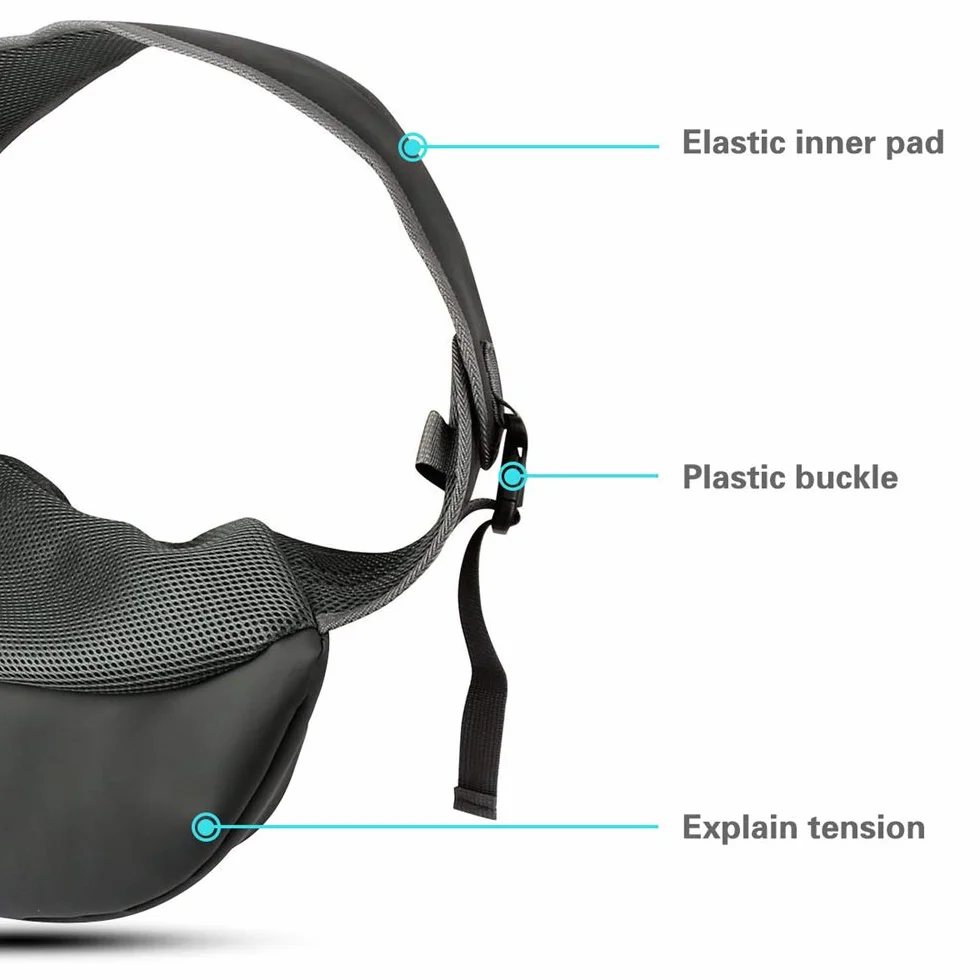 Sac de Transport pour Chat et Chien Bandoulière Épaule Sling